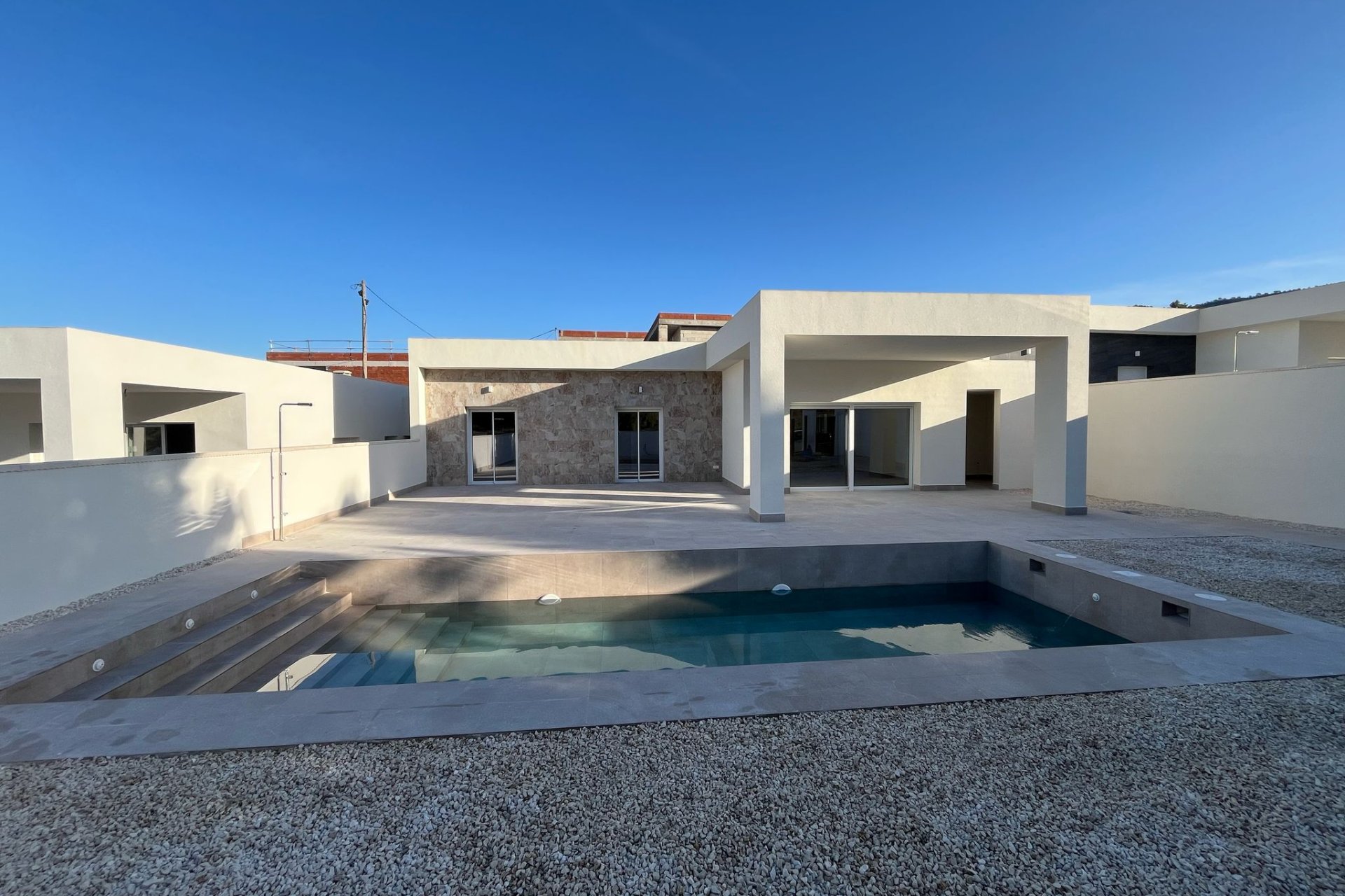 Obra nueva - Villa independiente - Aspe - Costa Blanca Sur
