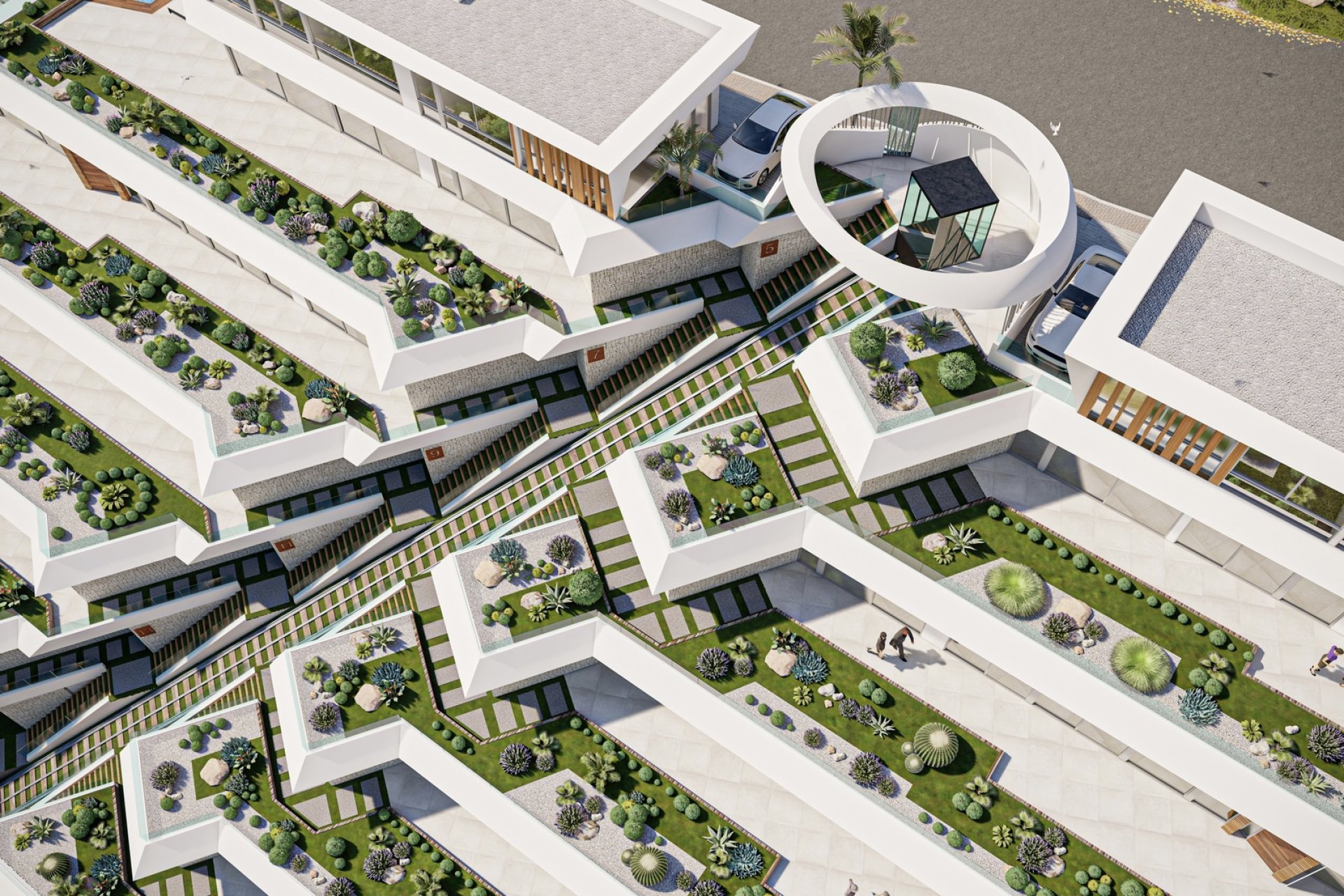 Nowy budynek - Daszek - Pueblo Mascarat - Costa Blanca North