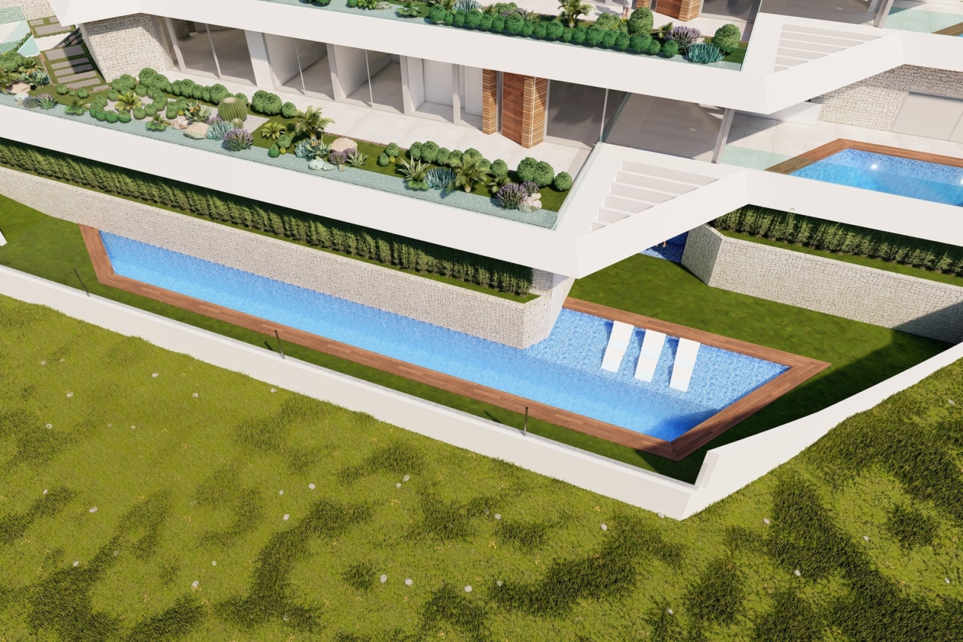Nowy budynek - Daszek - Pueblo Mascarat - Costa Blanca North