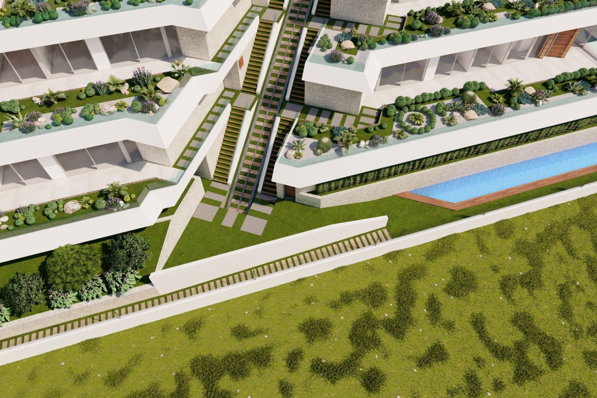 Nowy budynek - Daszek - Pueblo Mascarat - Costa Blanca North