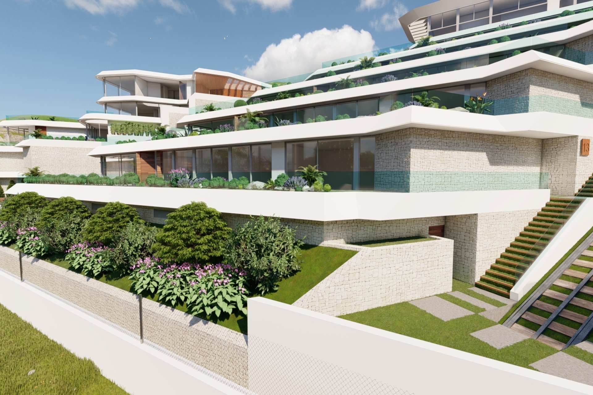 Nowy budynek - Daszek - Pueblo Mascarat - Costa Blanca North