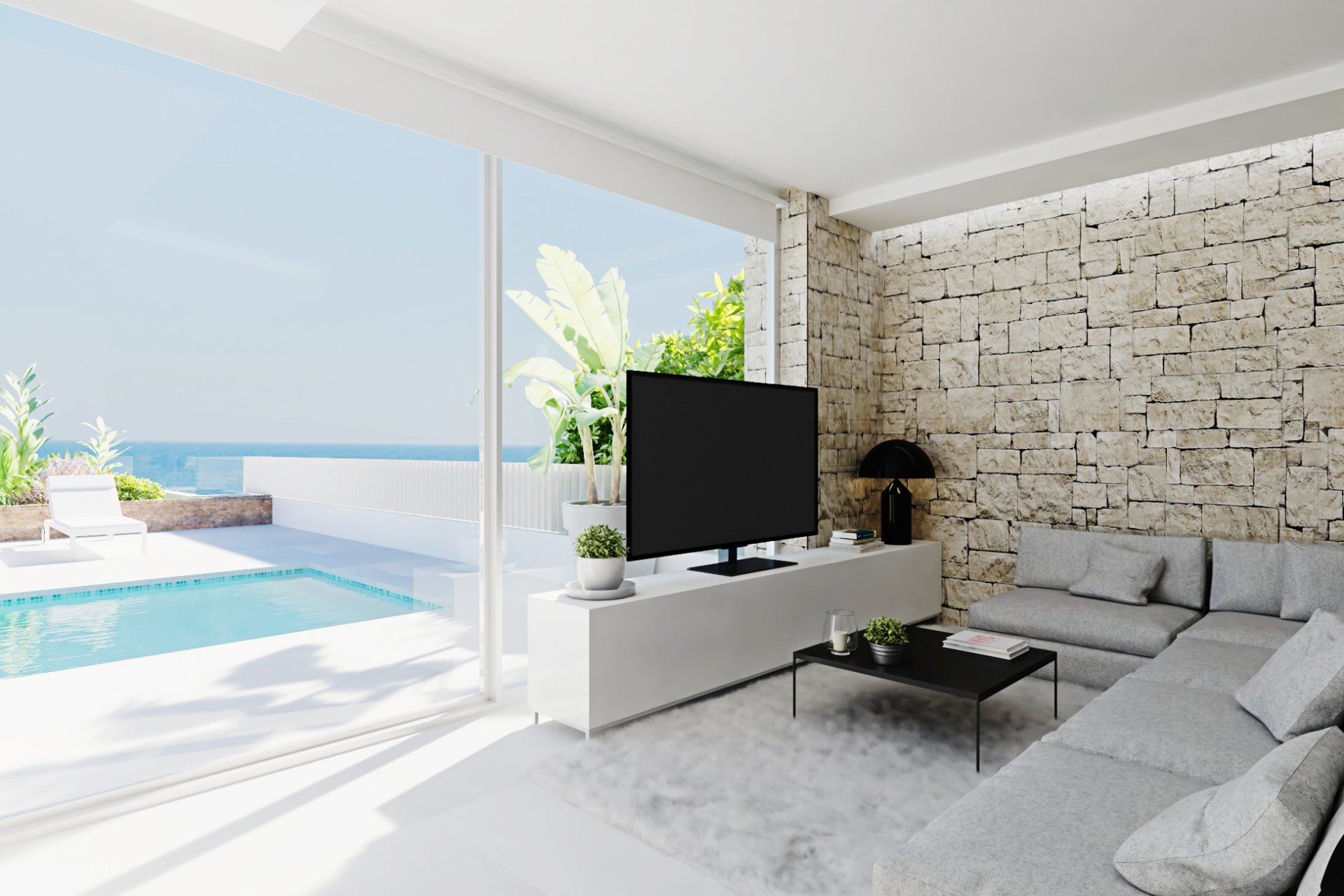 Nowy budynek - Daszek - Pueblo Mascarat - Costa Blanca North