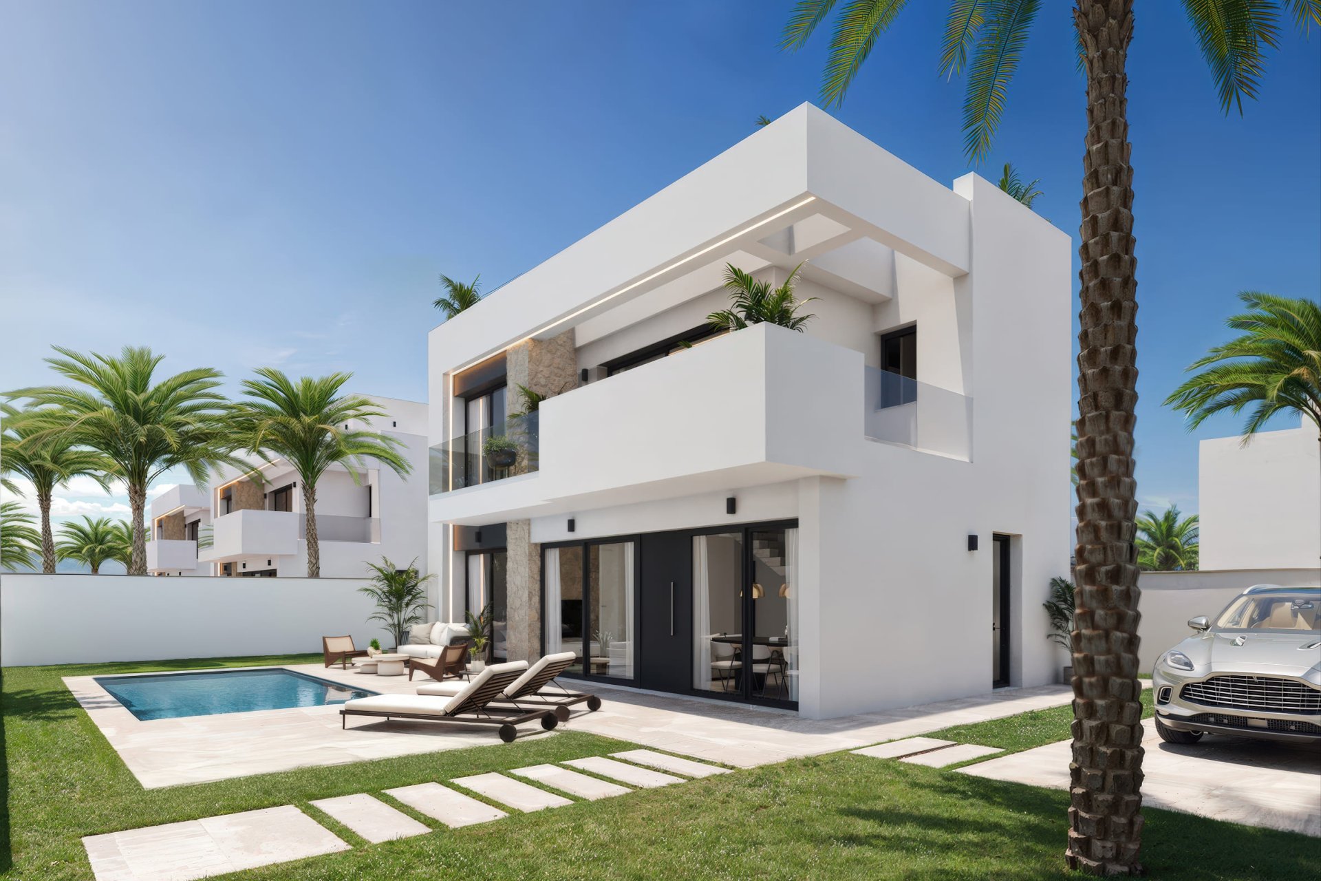Obra nueva - Villa independiente - Santa Rosalía - Costa Calida