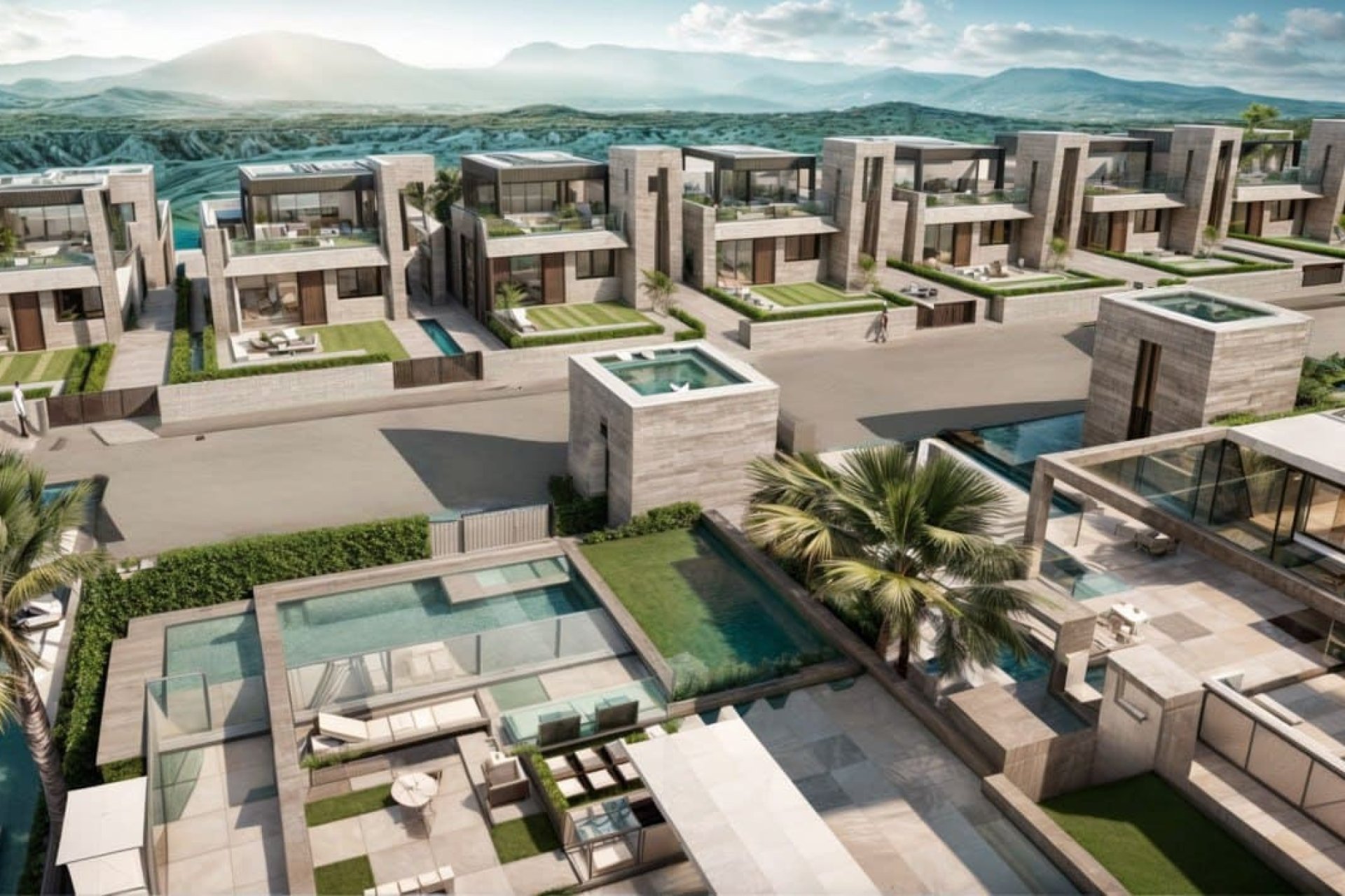 Obra nueva - Villa independiente - Fuente Alamo - Costa Calida