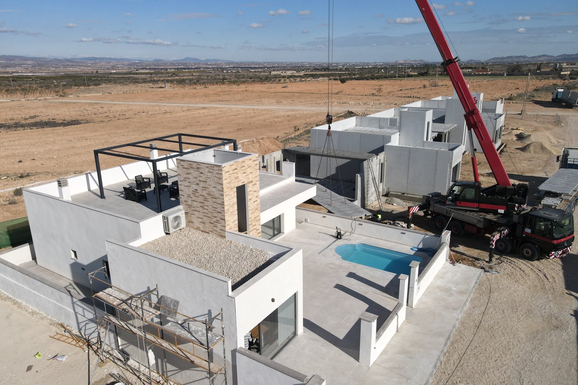 Obra nueva - Villa independiente - Fuente Alamo - Costa Calida