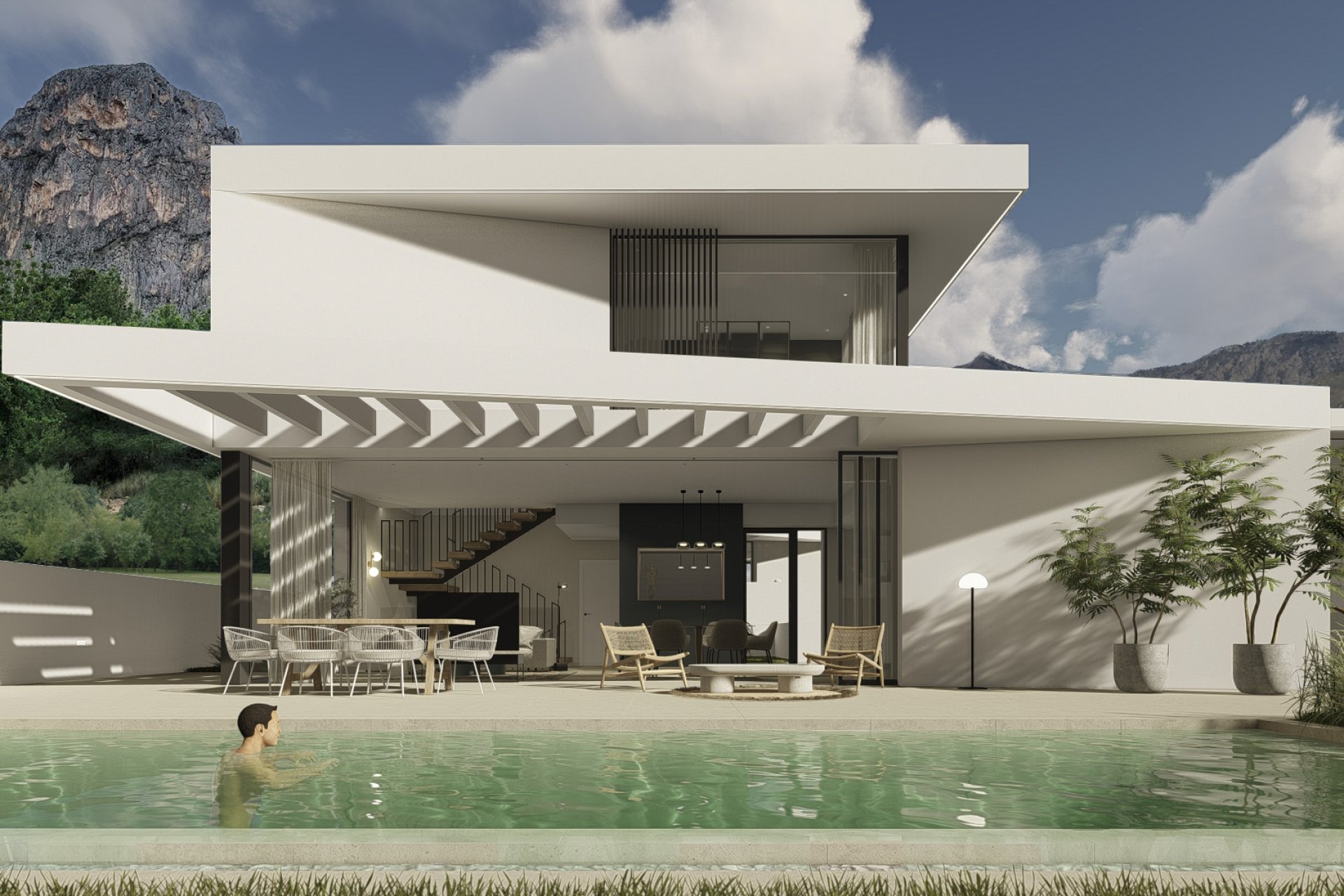Obra nueva - Villa independiente - Polop - Costa Blanca Norte