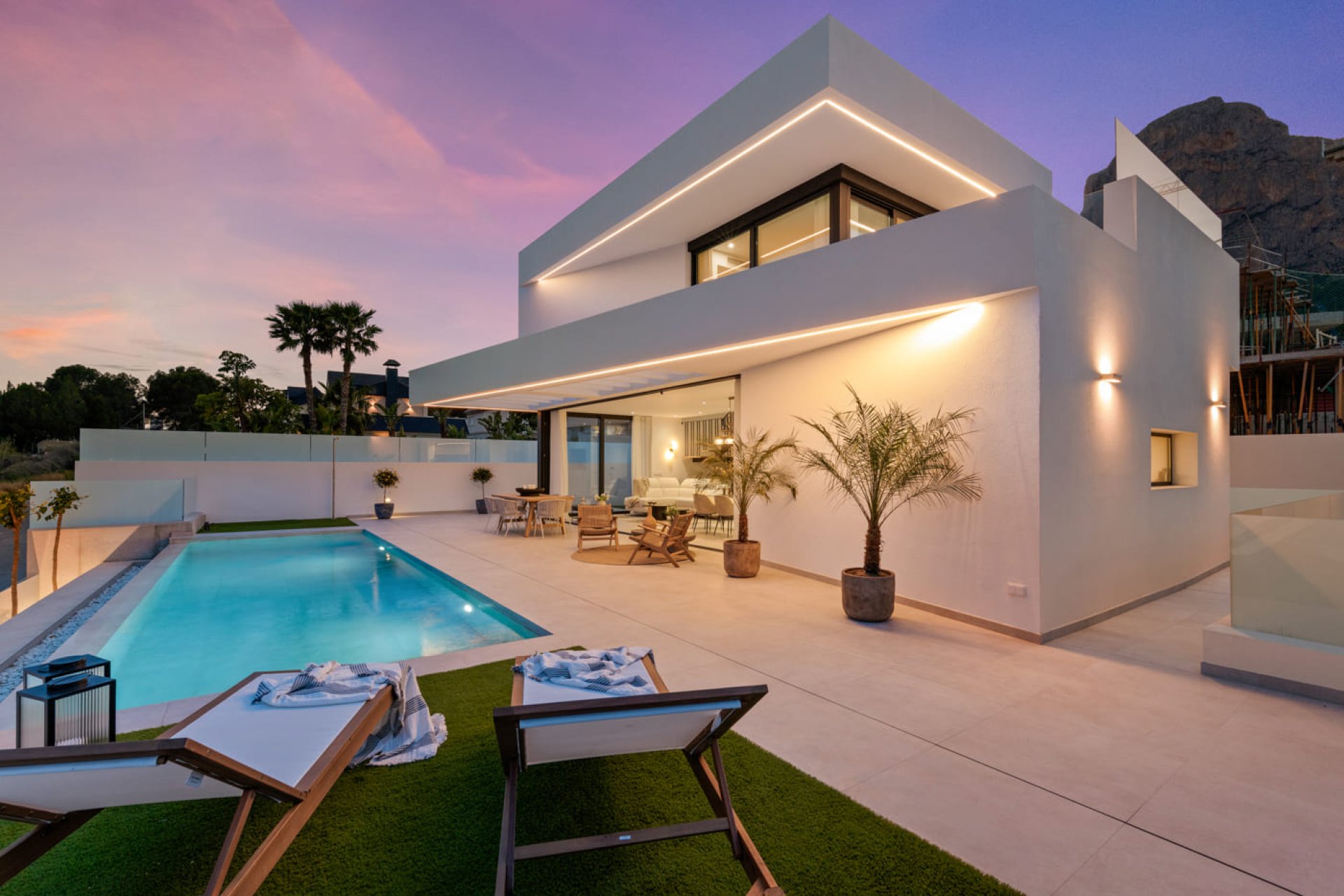Obra nueva - Villa independiente - Polop - Costa Blanca Norte