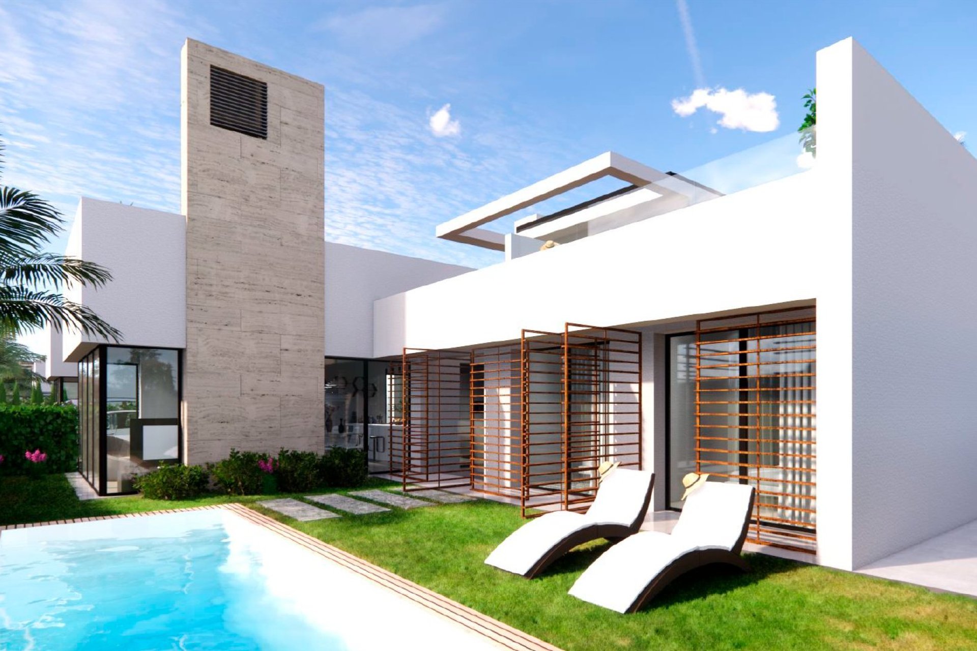Obra nueva - Villa independiente - Santa Rosalía - Costa Calida