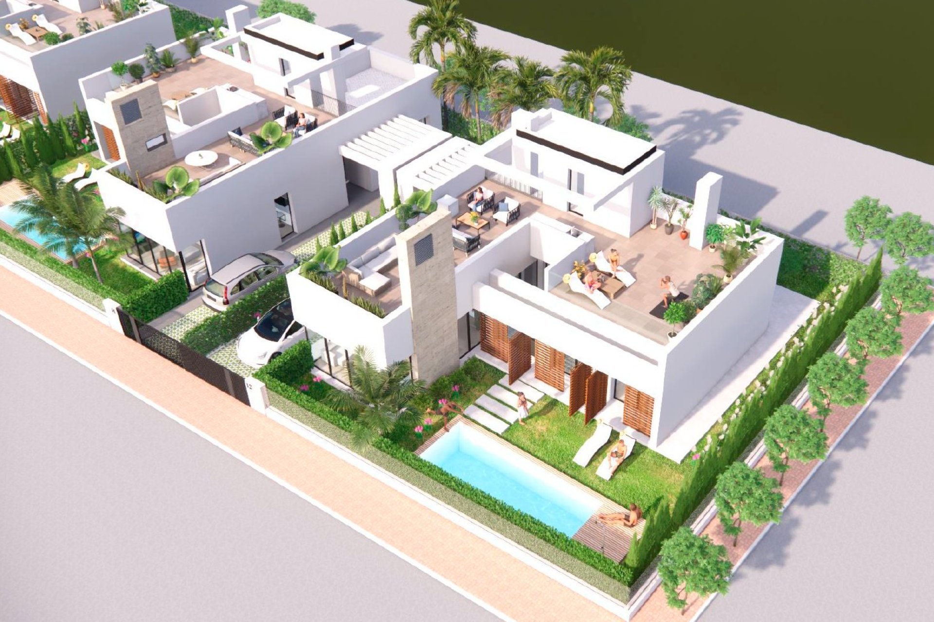 Obra nueva - Villa independiente - Santa Rosalía - Costa Calida