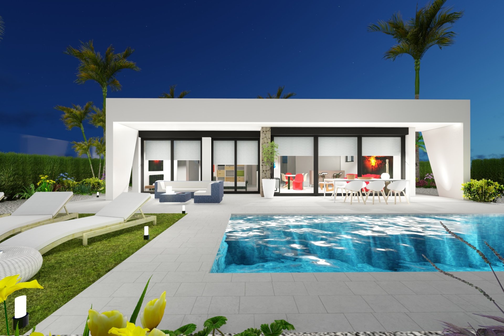 Obra nueva - Villa independiente - Calasparra - Costa Calida