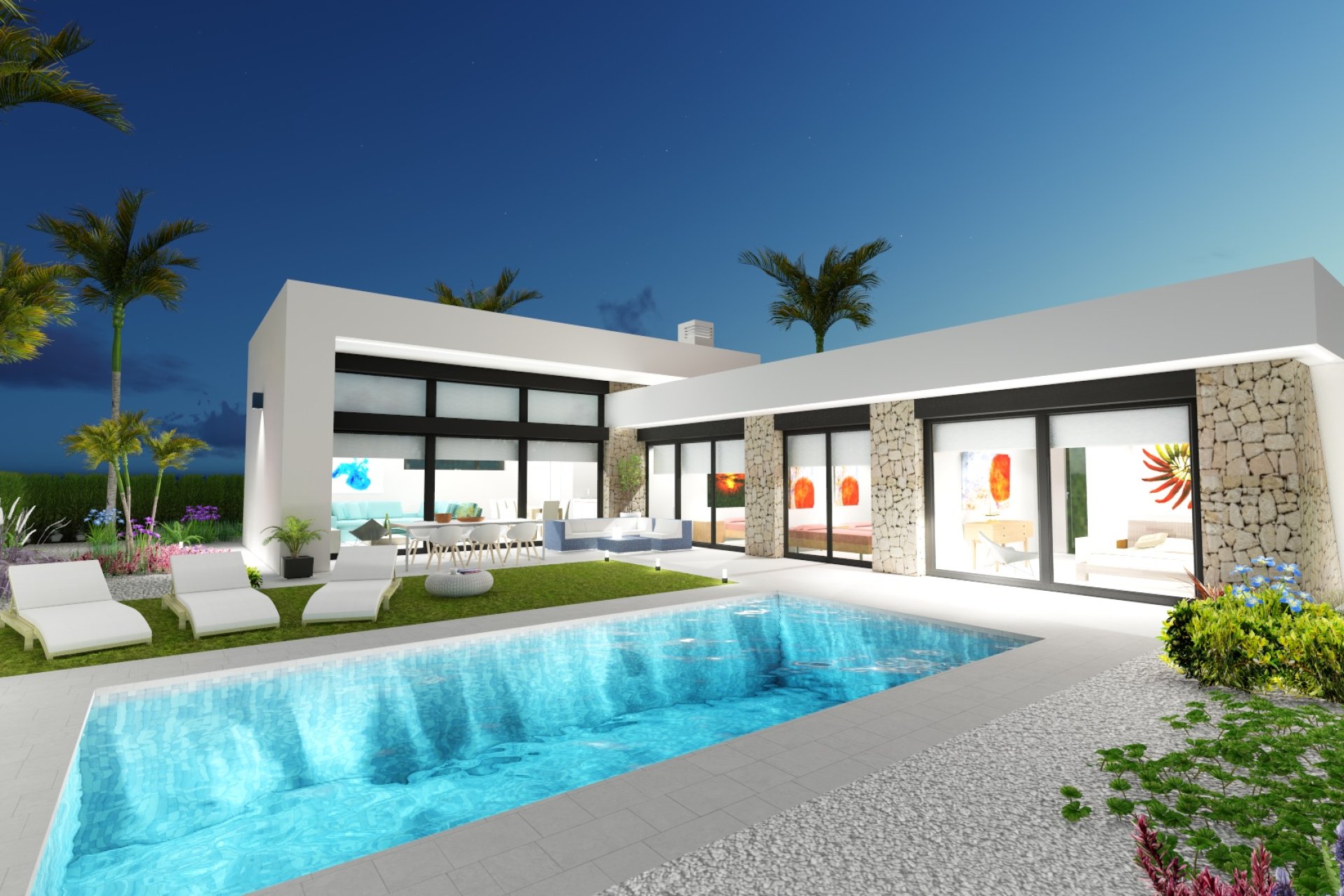 Obra nueva - Villa independiente - Calasparra - Costa Calida