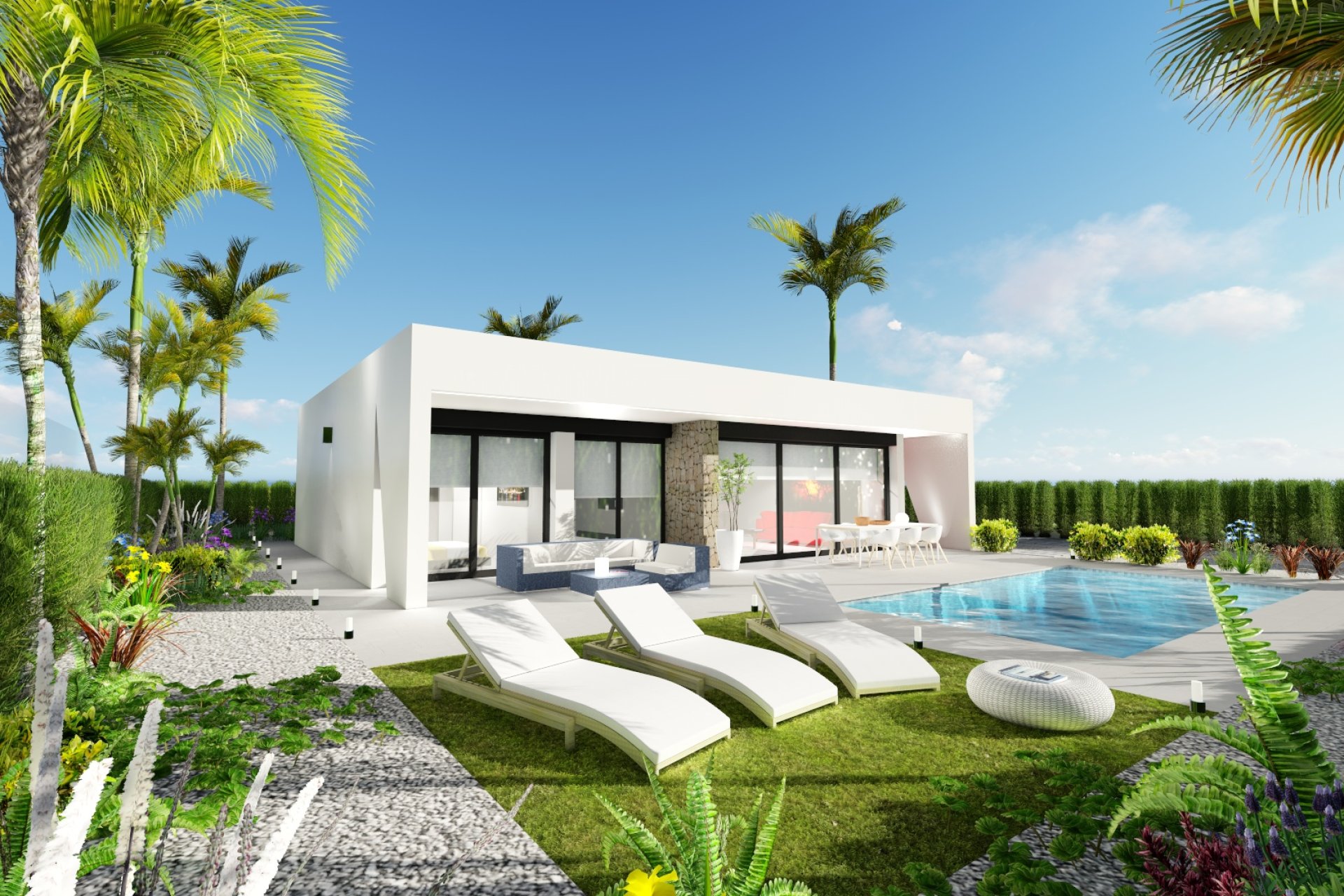 Obra nueva - Villa independiente - Calasparra - Costa Calida