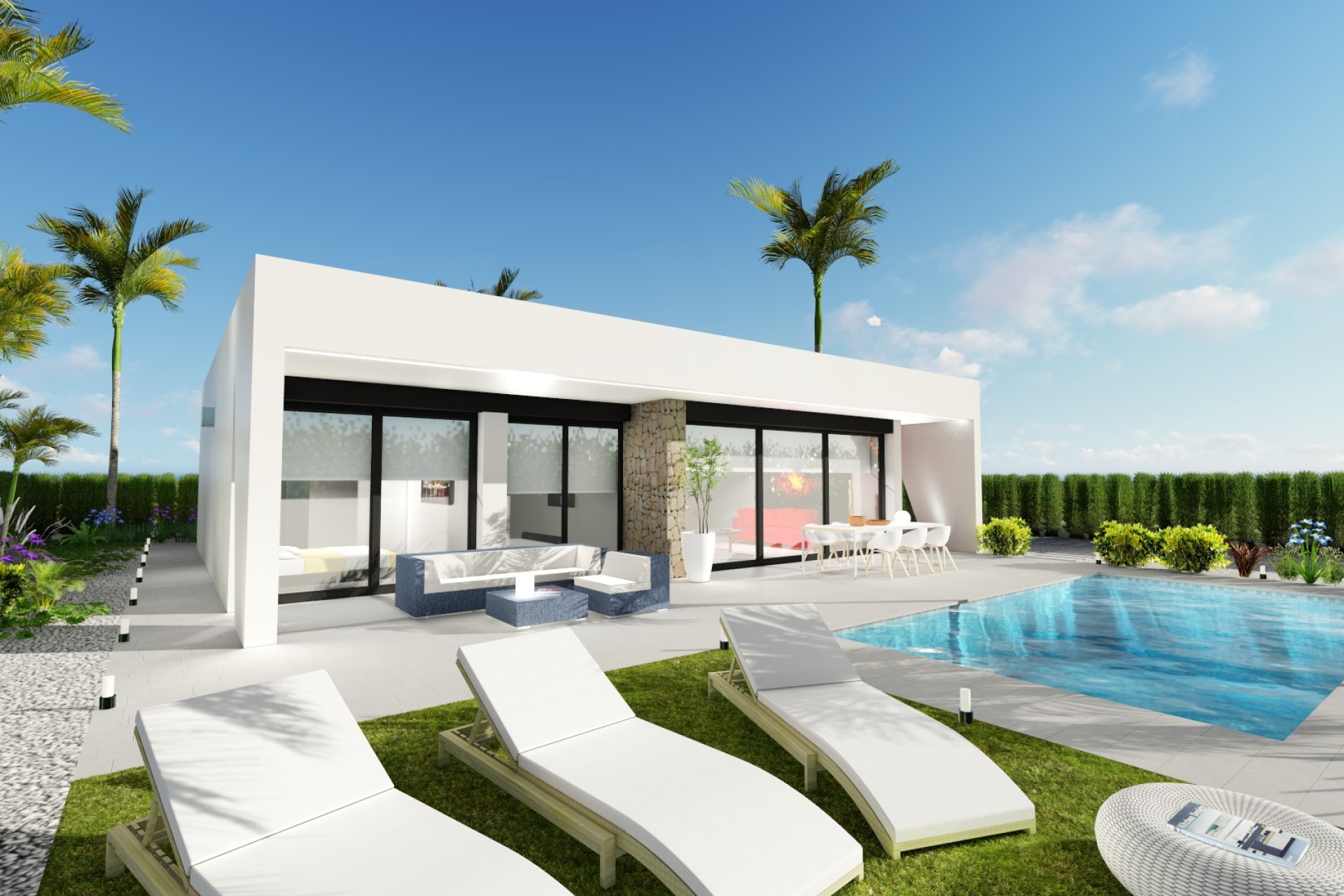 Obra nueva - Villa independiente - Calasparra - Costa Calida