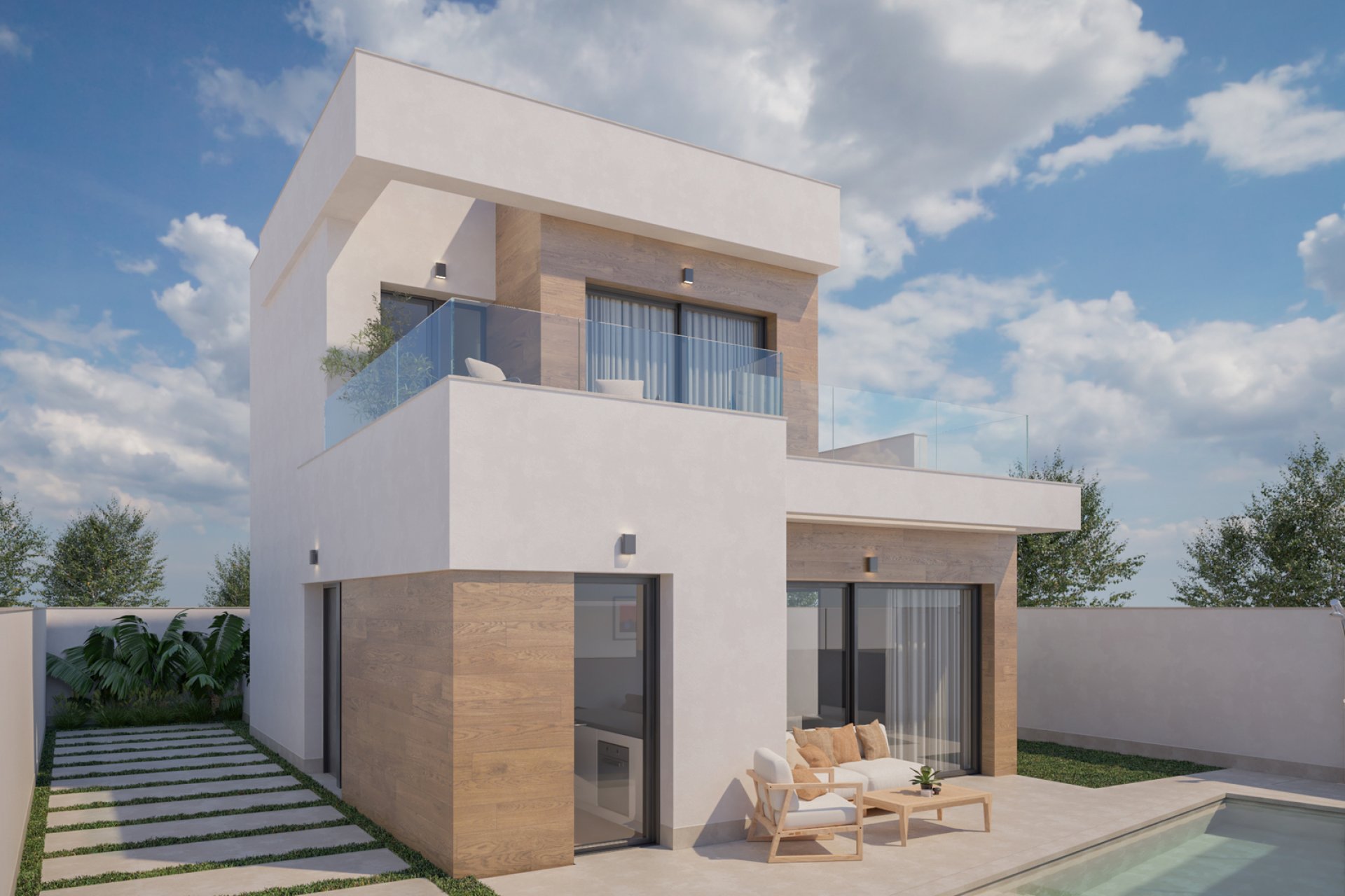 Obra nueva - Villa independiente - Pilar de la Horadada - Costa Blanca Sur