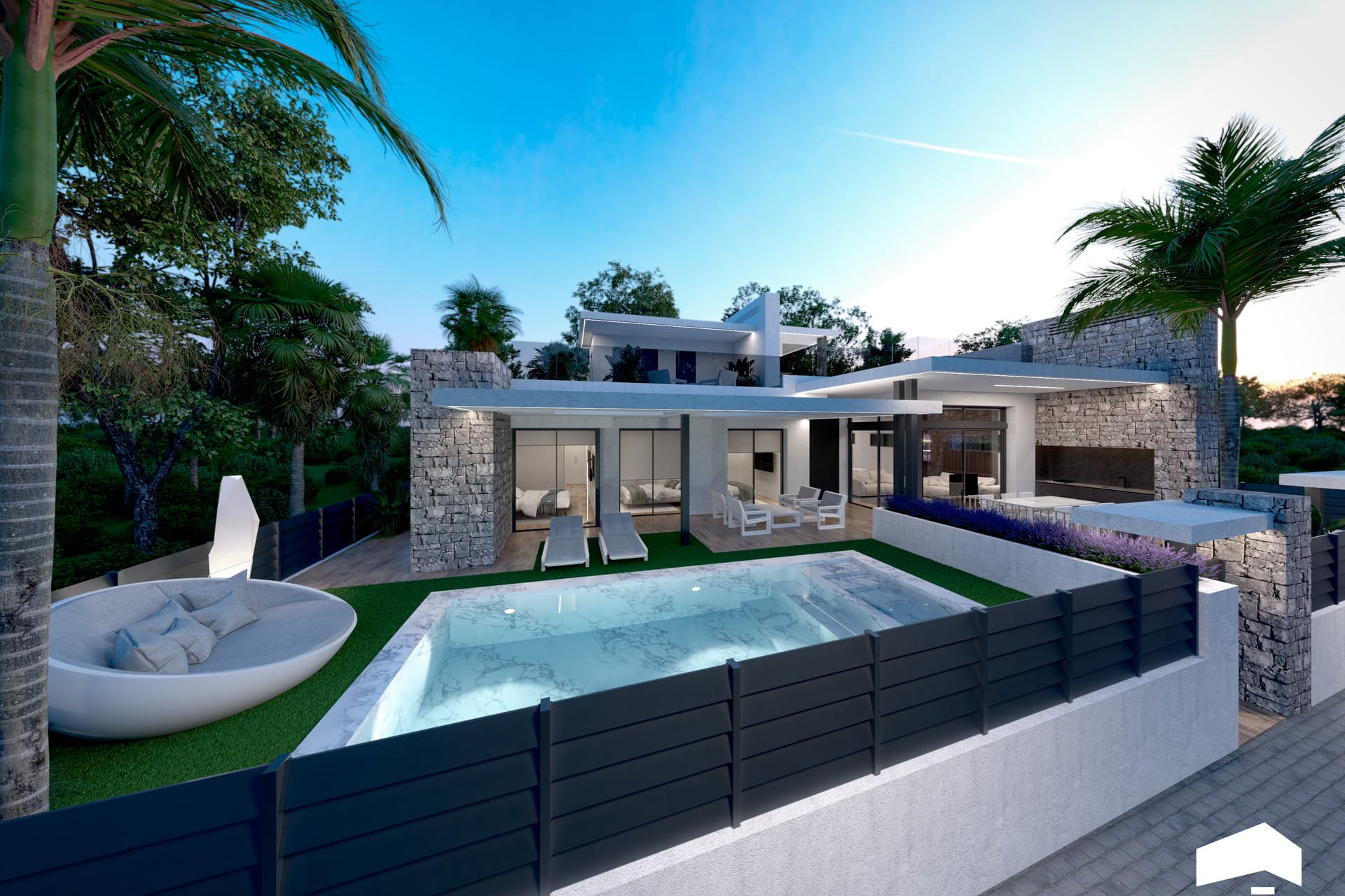 Obra nueva - Villa independiente - Santa Rosalía - Costa Calida