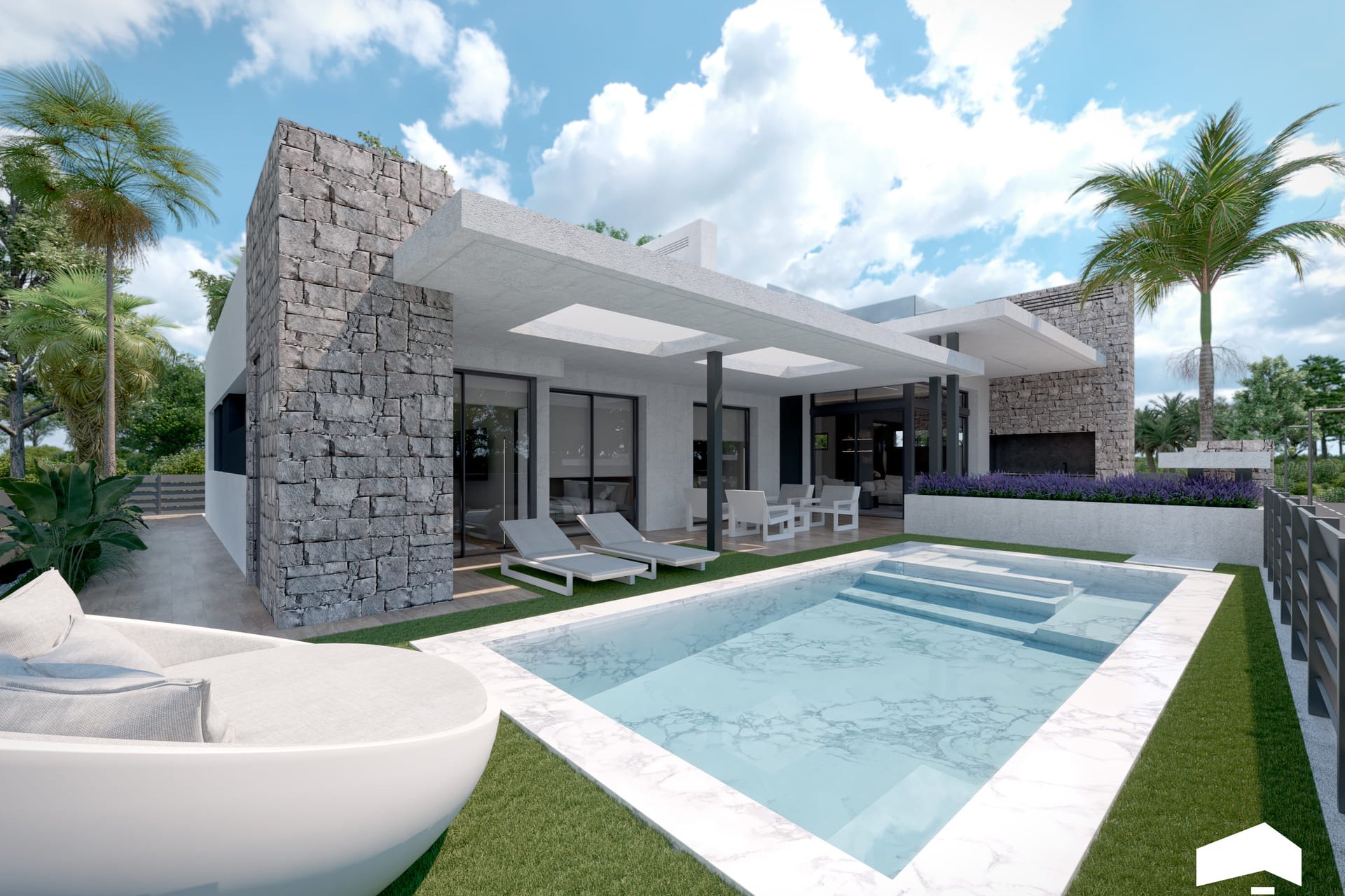 Obra nueva - Villa independiente - Santa Rosalía - Costa Calida
