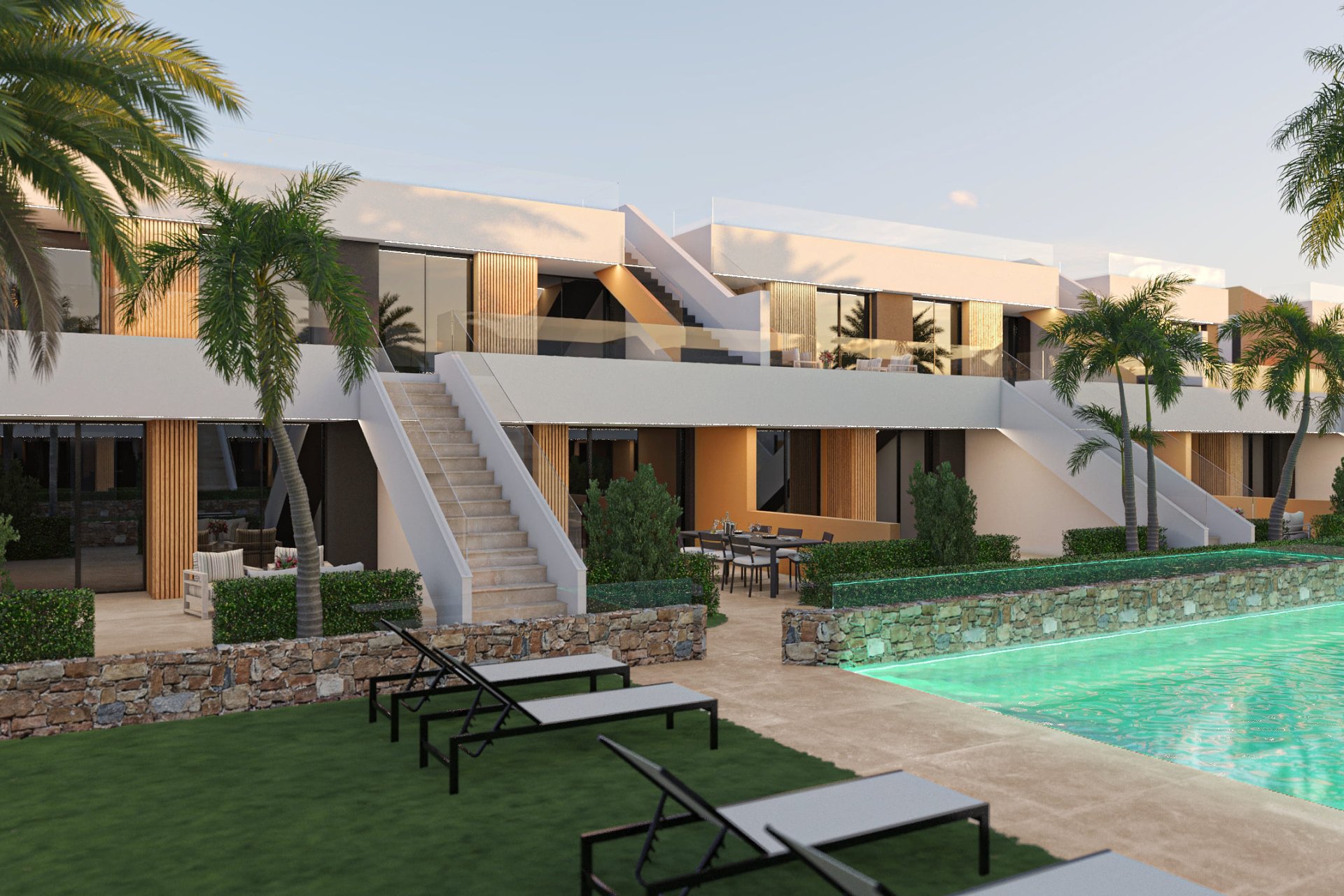 Nowy budynek - Bungalow na parterze - Condado de Alhama - Costa Calida