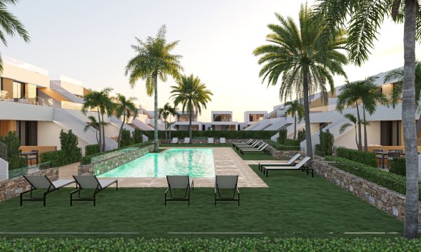 Bungalow alto (solarium) en Condado de Alhama