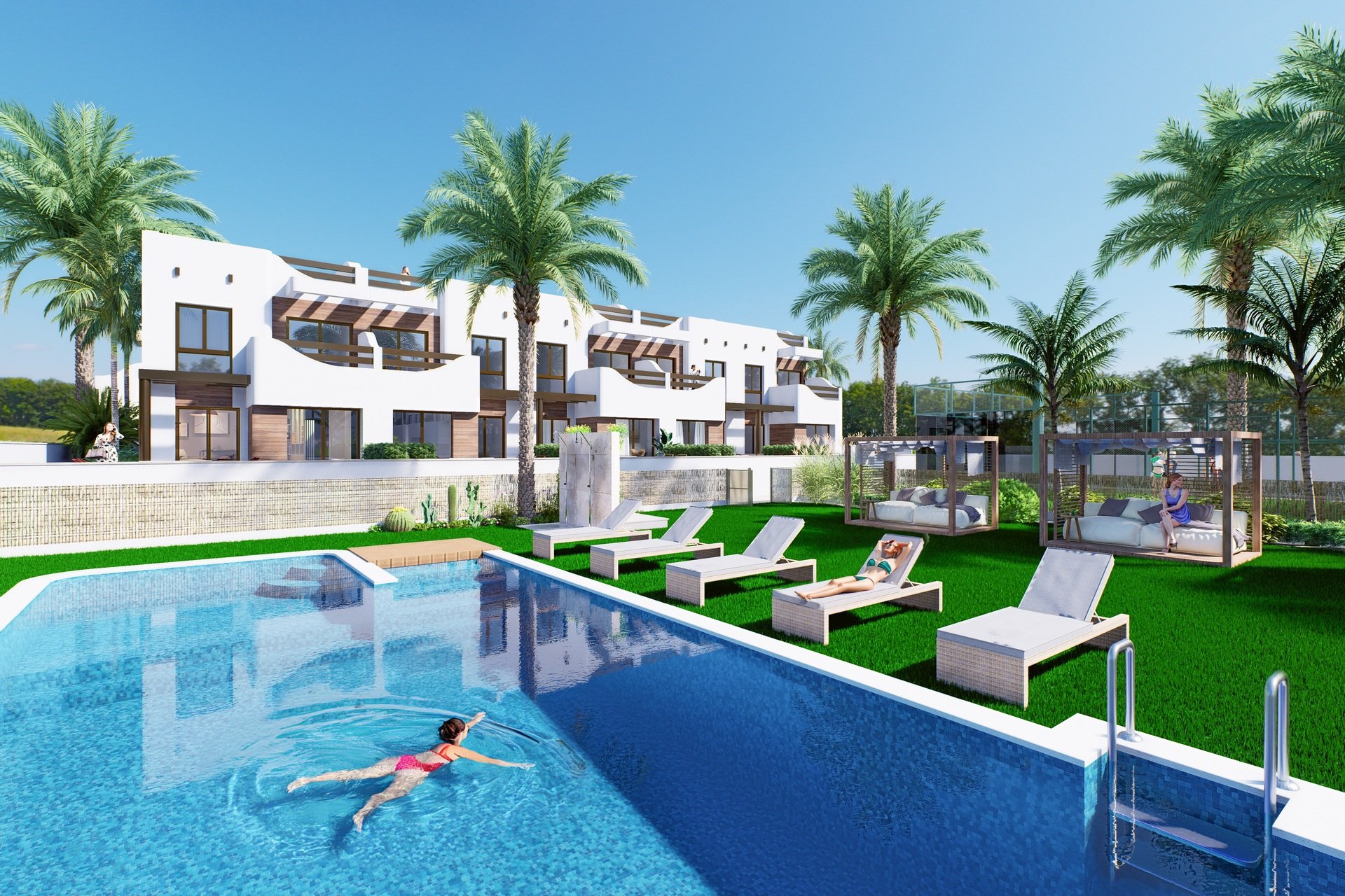 New Build - Ground-floor bungalow - Torre de la Horadada - Costa Blanca South