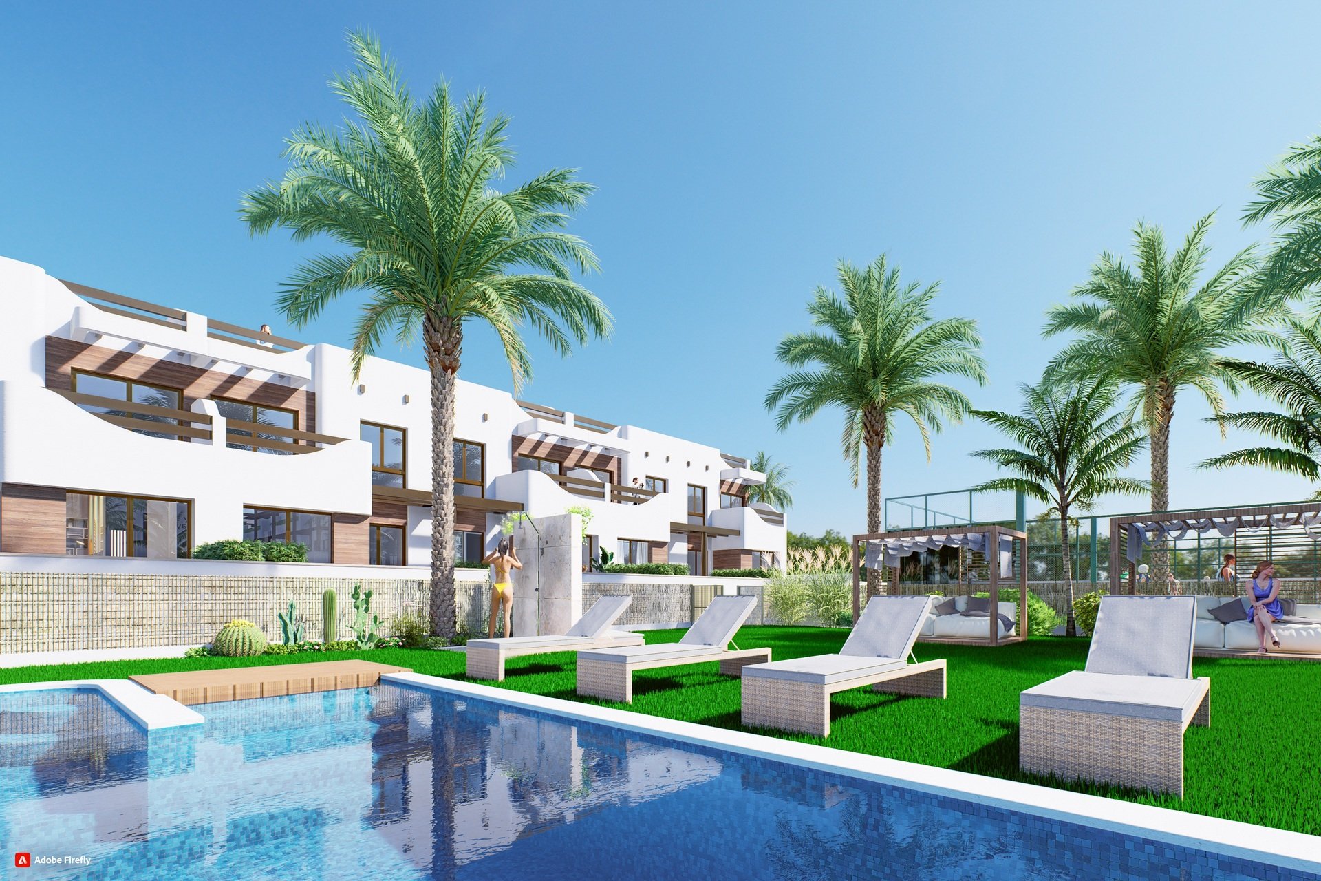 Nowy budynek - Bungalow na piętrze - Torre de la Horadada - Costa Blanca South