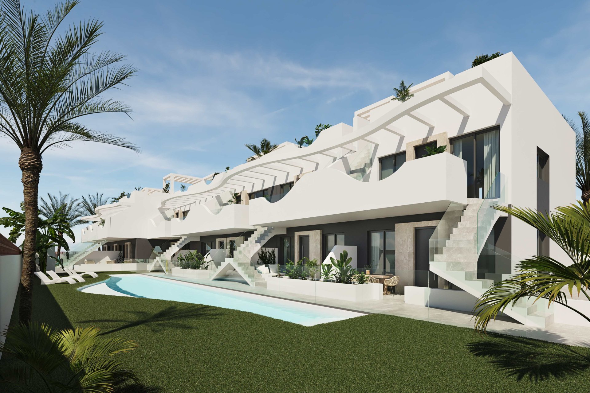 Obra nueva - Bungalow en planta baja - Pilar de la Horadada - Costa Blanca Sur