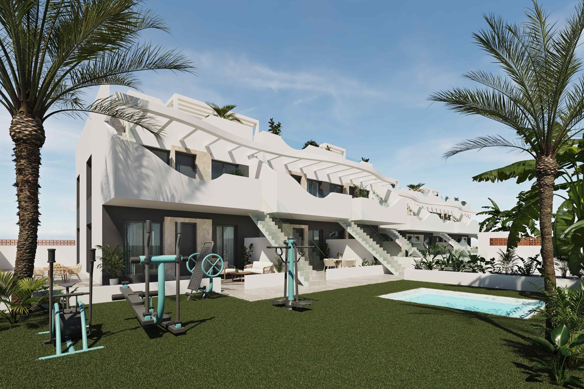 Obra nueva - Bungalow en planta baja - Pilar de la Horadada - Costa Blanca Sur