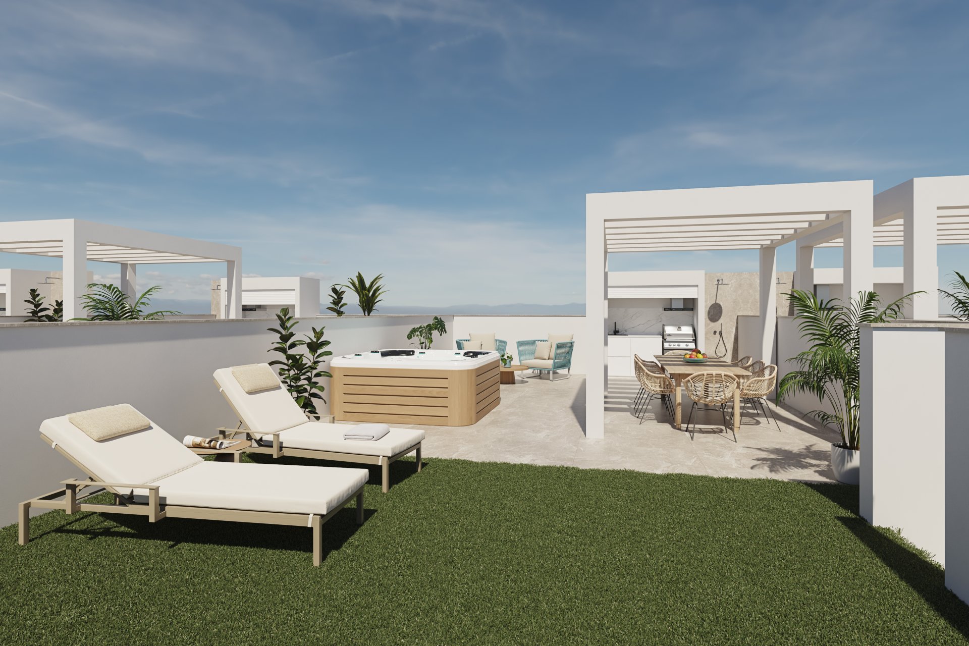 Obra nueva - Bungalow en planta baja - Pilar de la Horadada - Costa Blanca Sur
