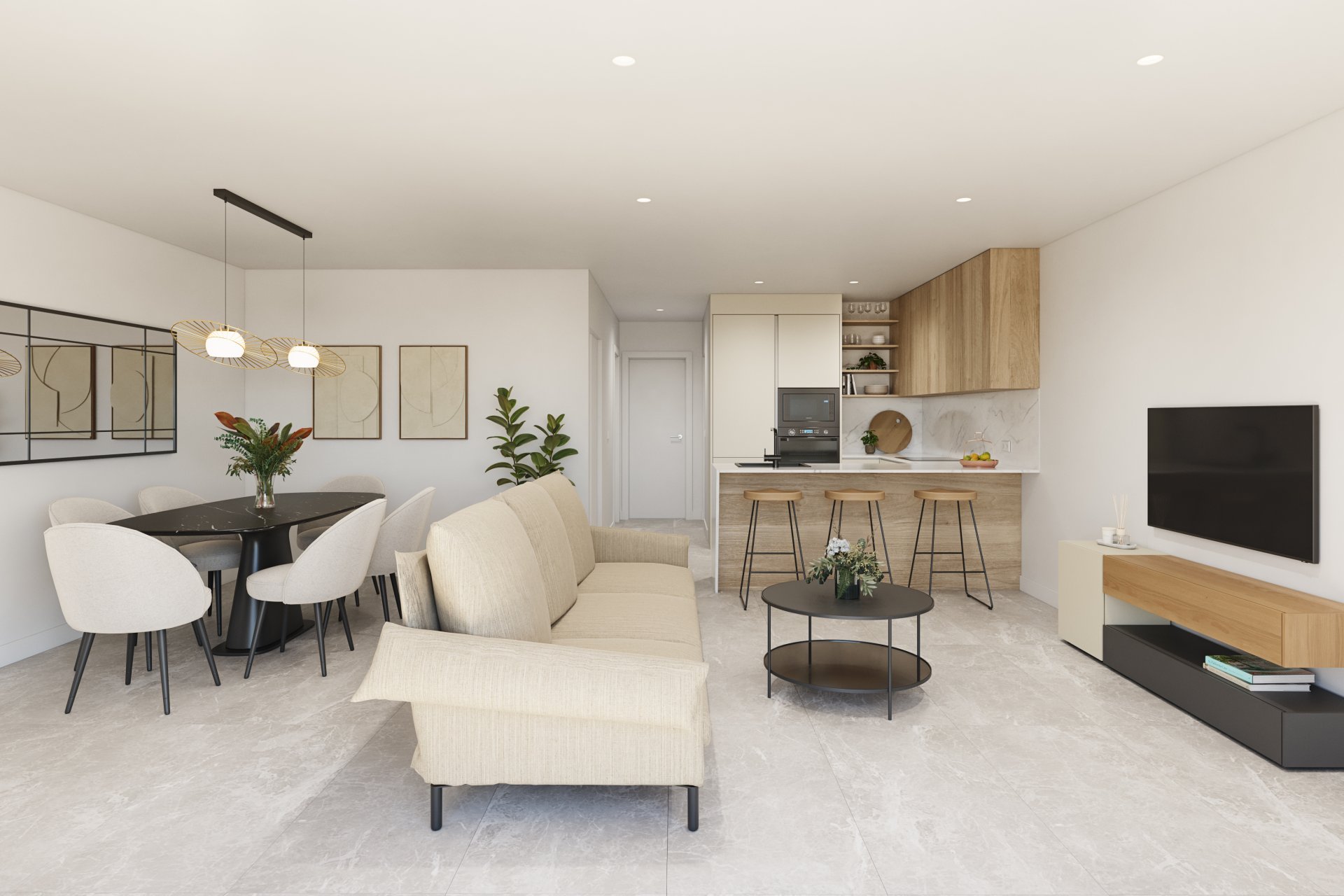 Obra nueva - Bungalow en planta baja - Pilar de la Horadada - Costa Blanca Sur