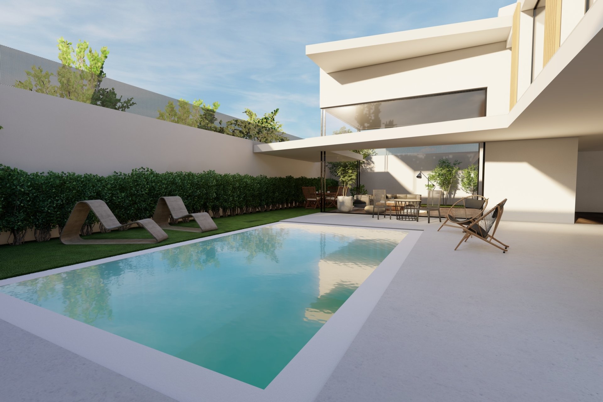 Obra nueva - Villa independiente - Los Baños de Fortuna - Costa Calida