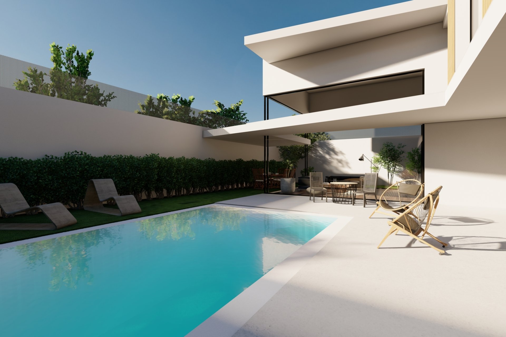 Obra nueva - Villa independiente - Los Baños de Fortuna - Costa Calida