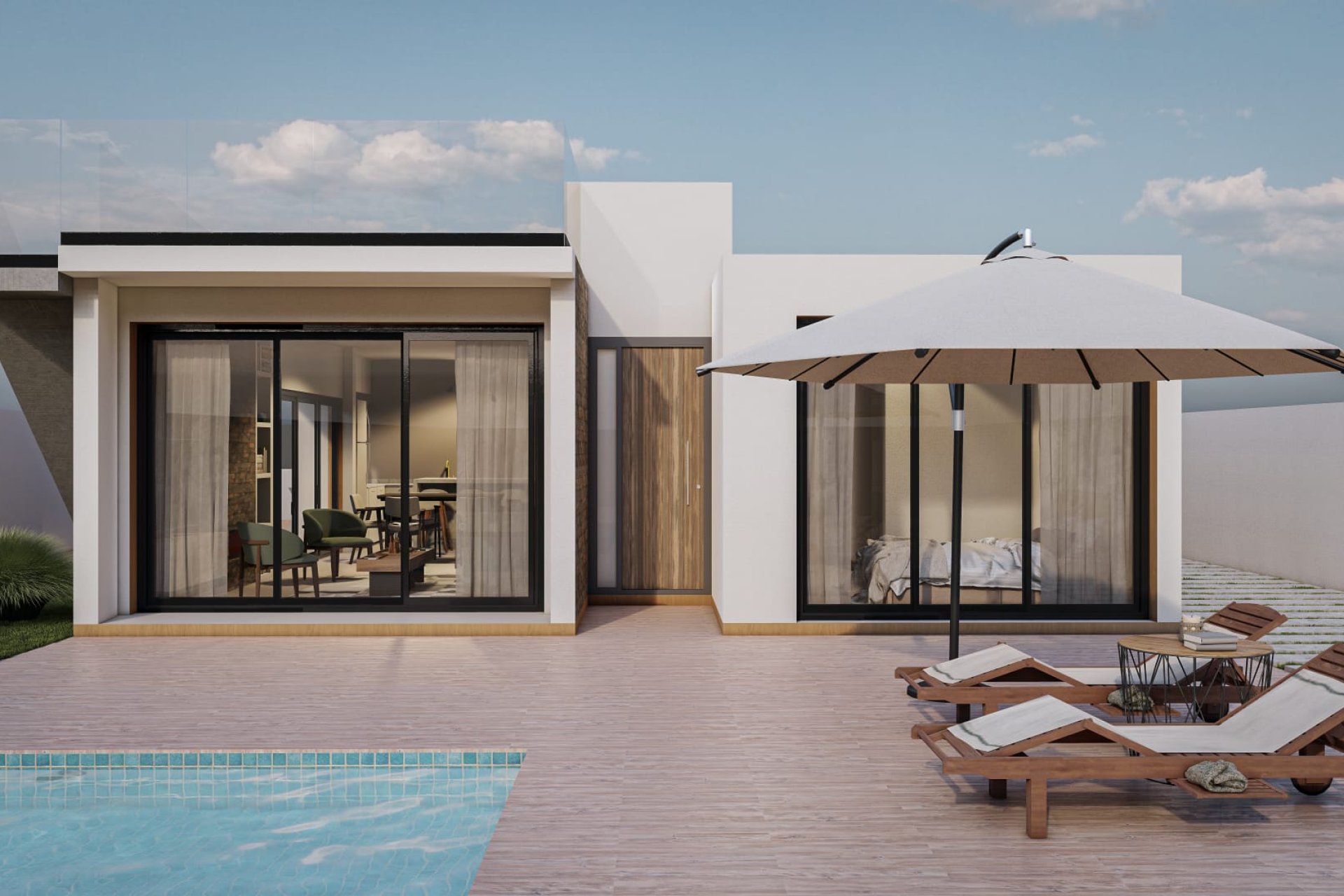 Obra nueva - Villa independiente - Las Casicas - Costa Calida