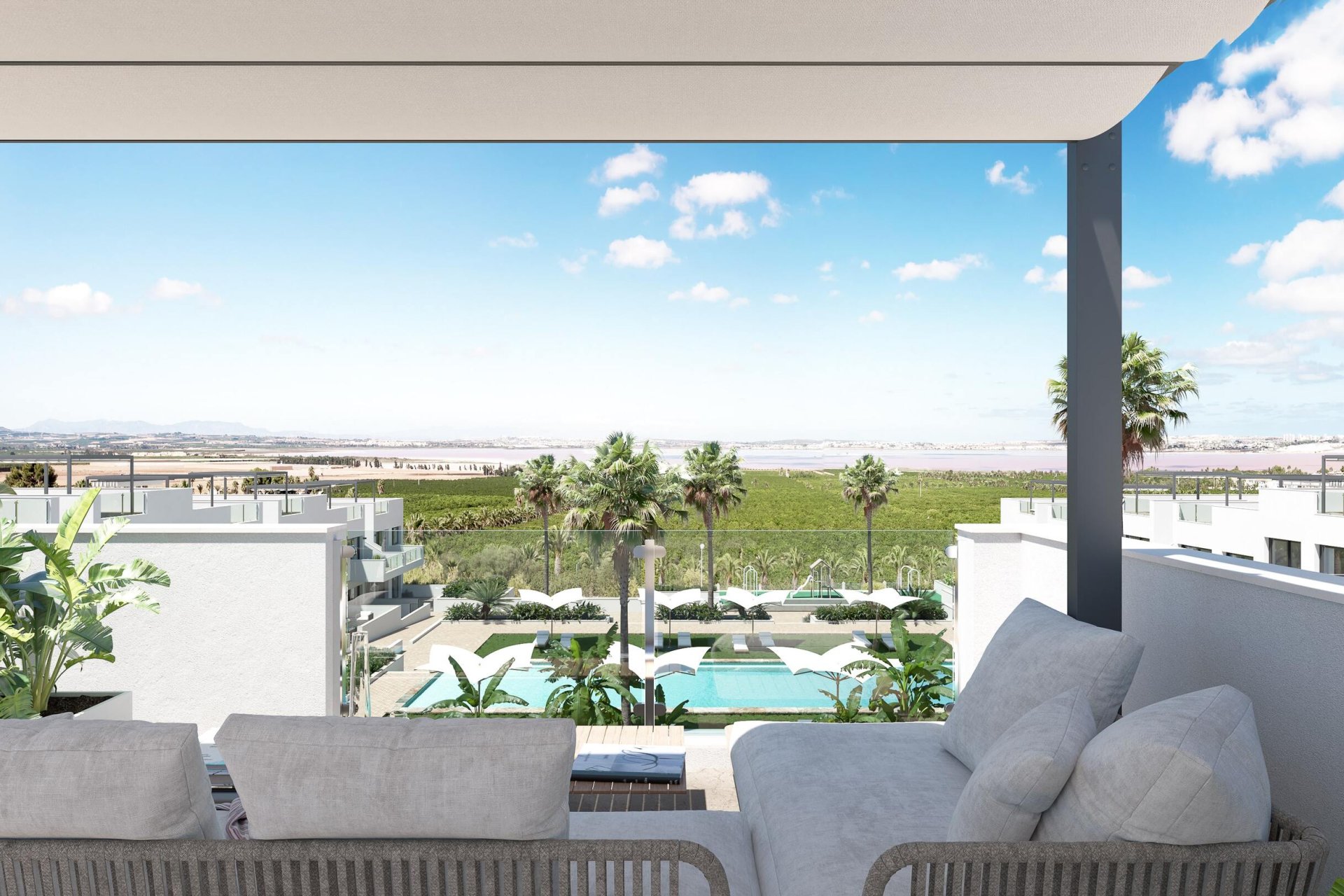 Nowy budynek - Bungalow na piętrze - Torrevieja - Costa Blanca South