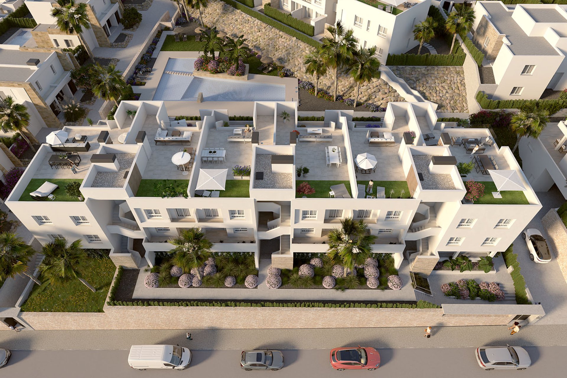 Obra nueva - Bungalow en planta alta - La Finca Golf - Costa Blanca Sur