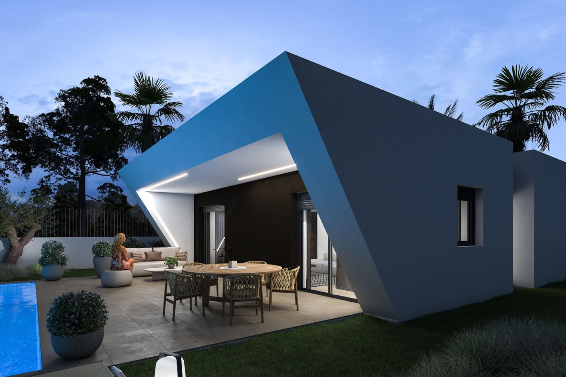 Obra nueva - Villa independiente - Monforte del Cid - Costa Blanca Sur