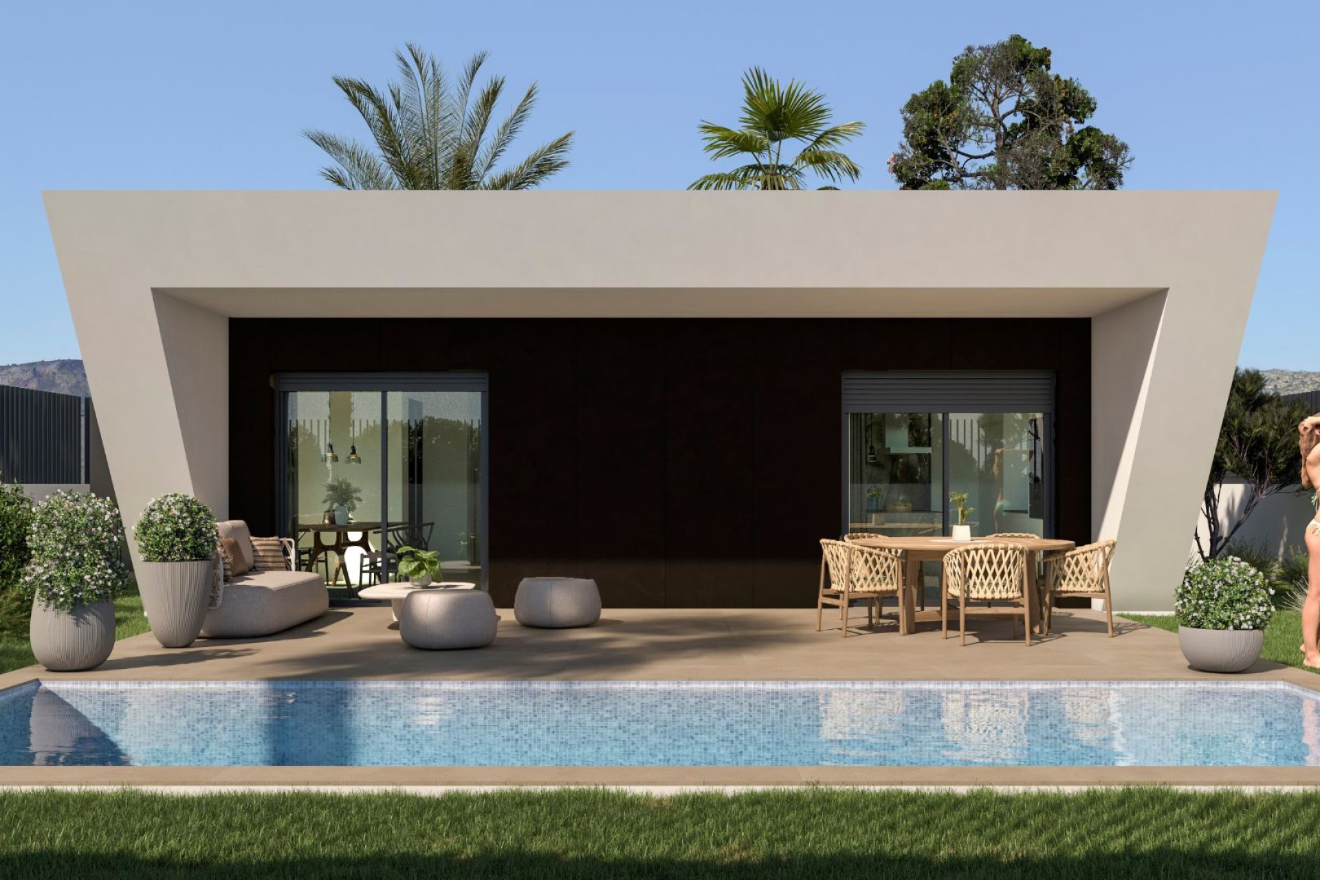 Obra nueva - Villa independiente - Monforte del Cid - Costa Blanca Sur