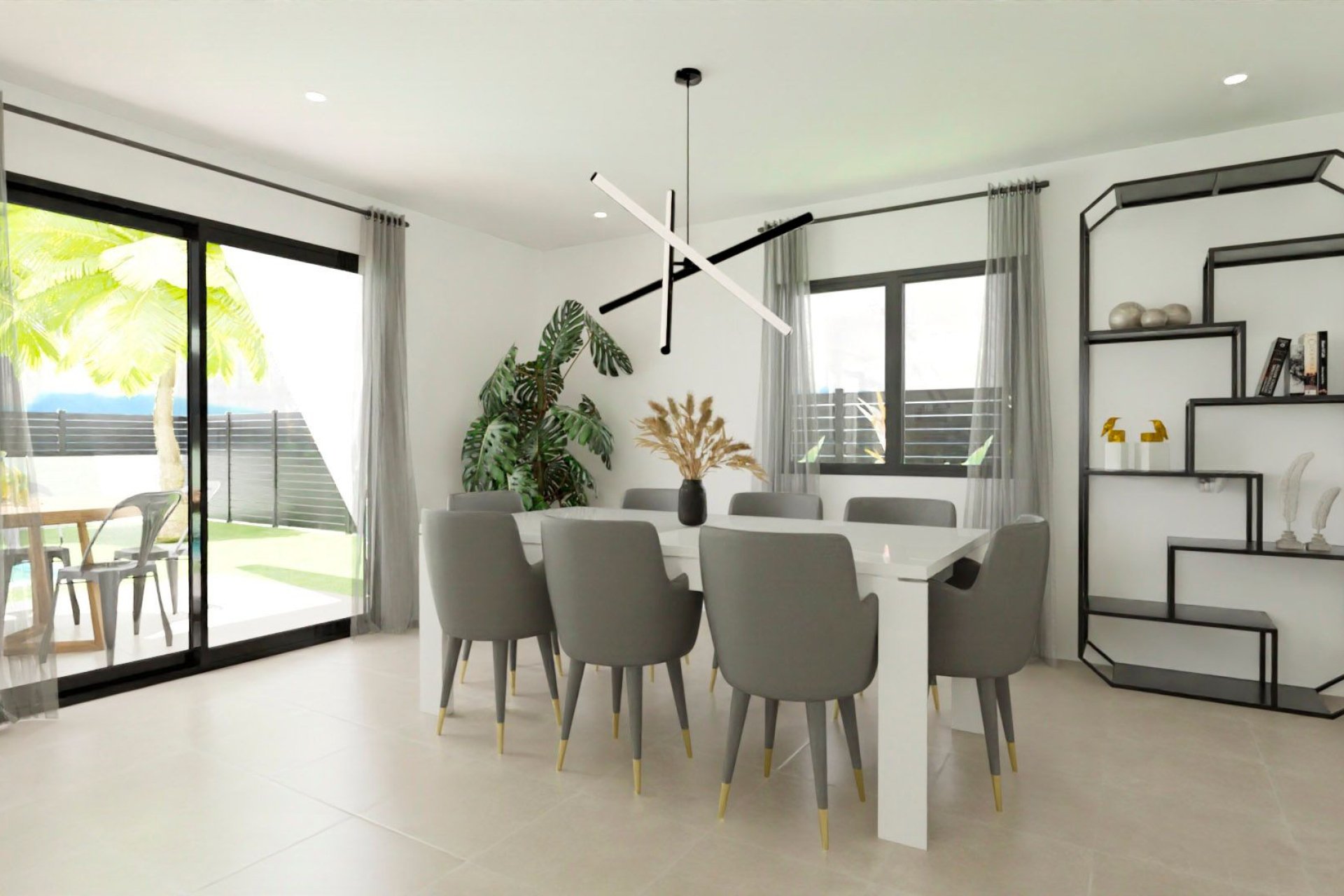 Obra nueva - Villa independiente - Monforte del Cid - Costa Blanca Sur