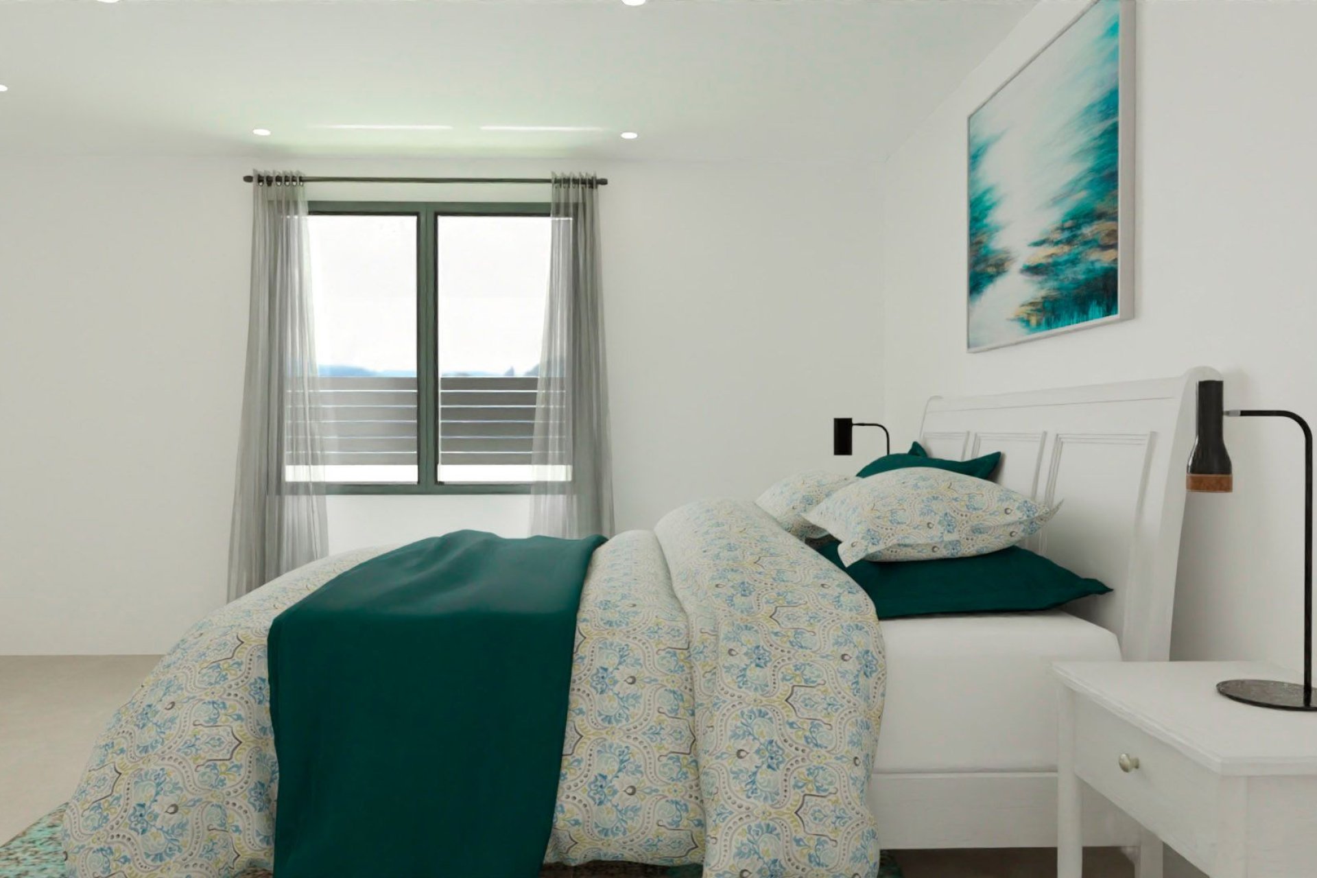 Obra nueva - Villa independiente - Monforte del Cid - Costa Blanca Sur