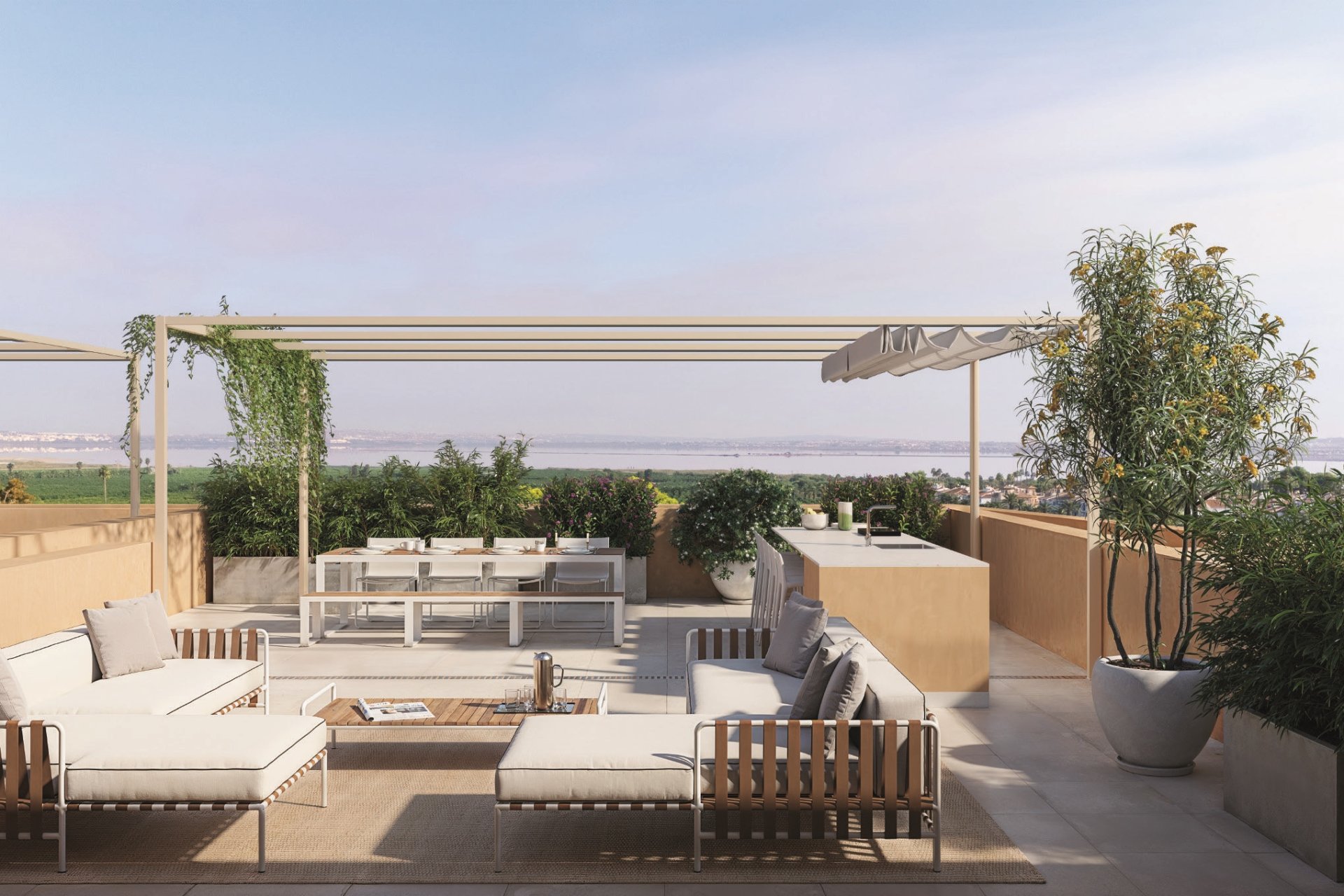 Nowy budynek - Bungalow na piętrze - Torrevieja - Costa Blanca South