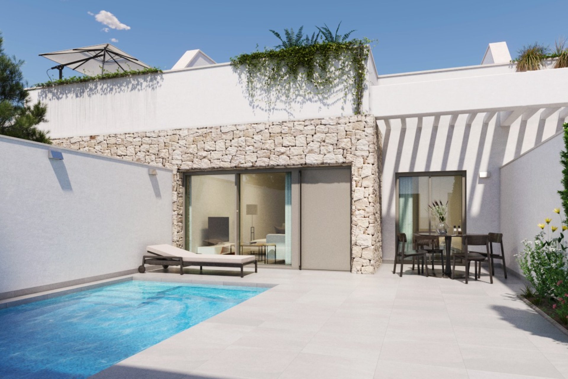 Obra nueva - Casa pareada - Pilar de la Horadada - Costa Blanca Sur