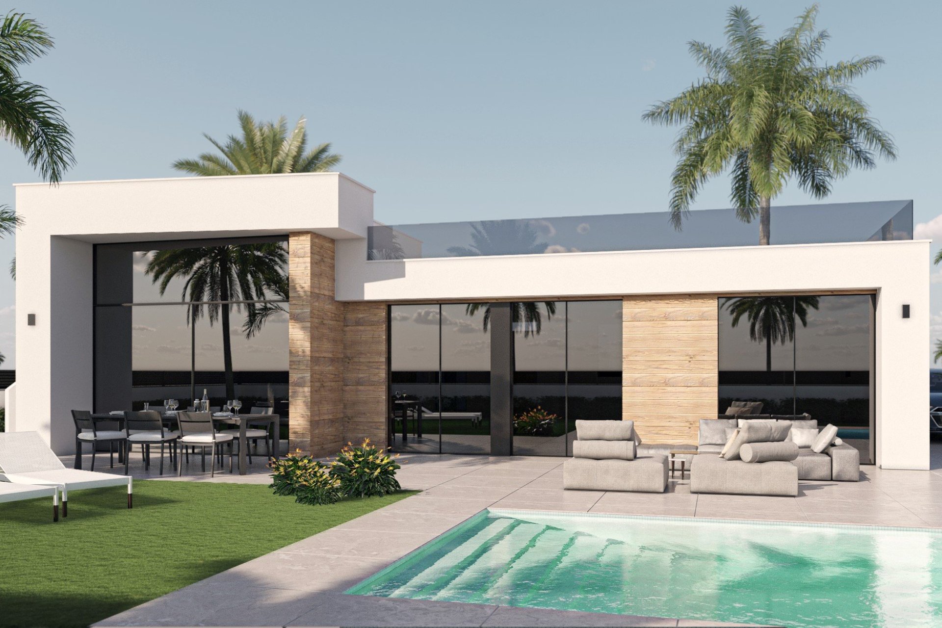 Obra nueva - Villa independiente - Condado de Alhama - Costa Calida