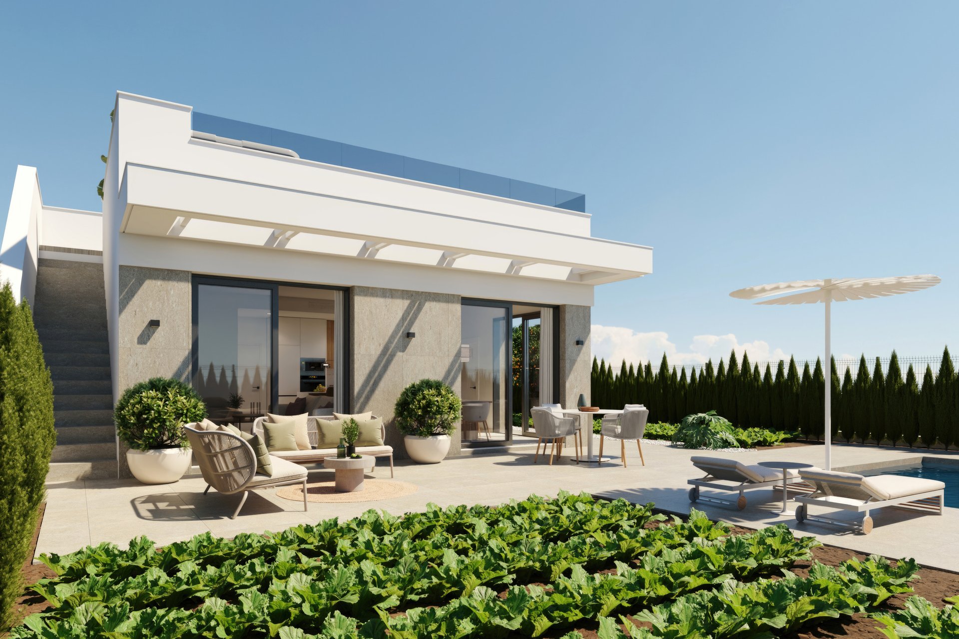 New Build - Detached villa - Hacienda del Alamo Golf - Costa Calida