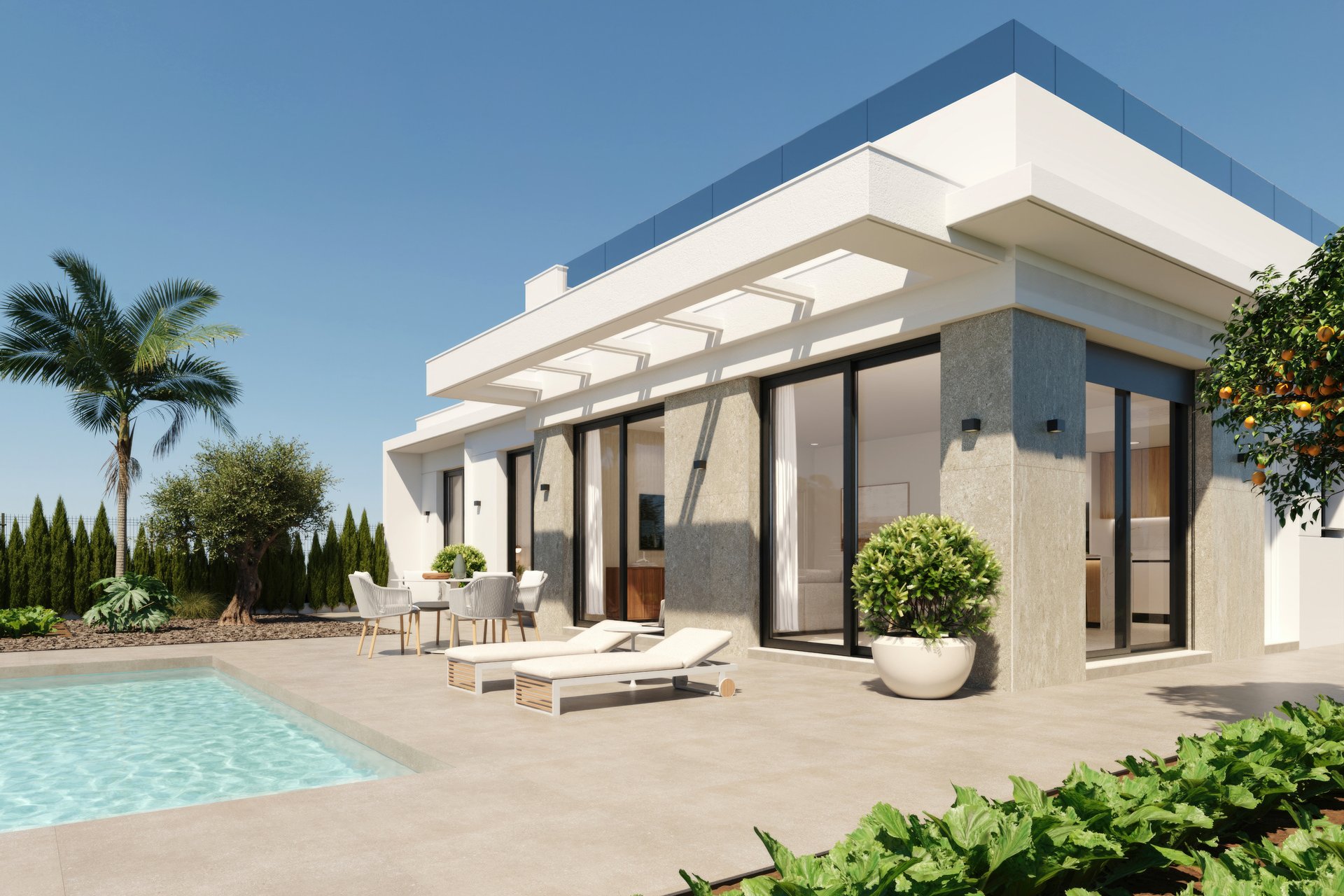 New Build - Detached villa - Hacienda del Alamo Golf - Costa Calida