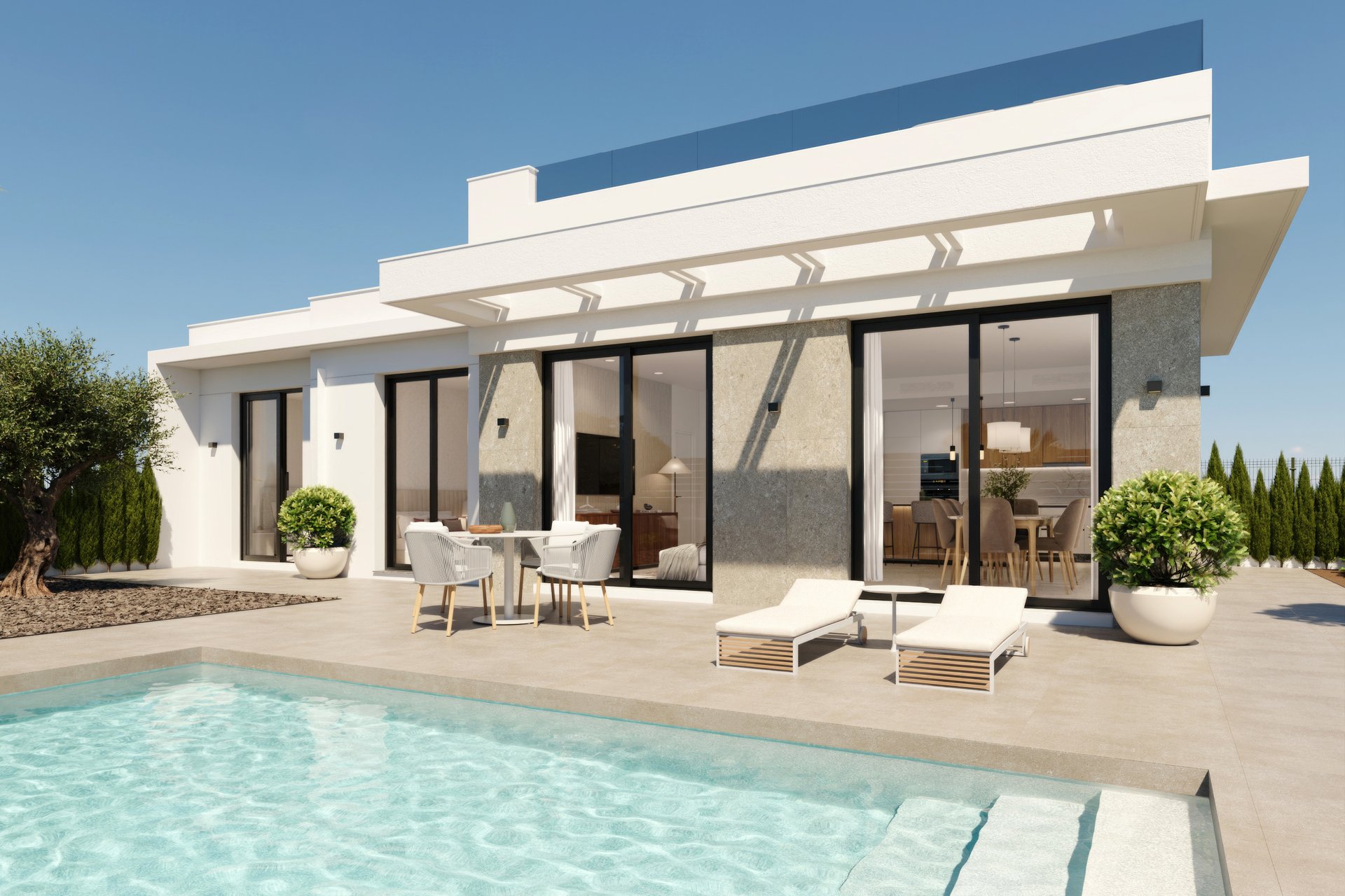 New Build - Detached villa - Hacienda del Alamo Golf - Costa Calida