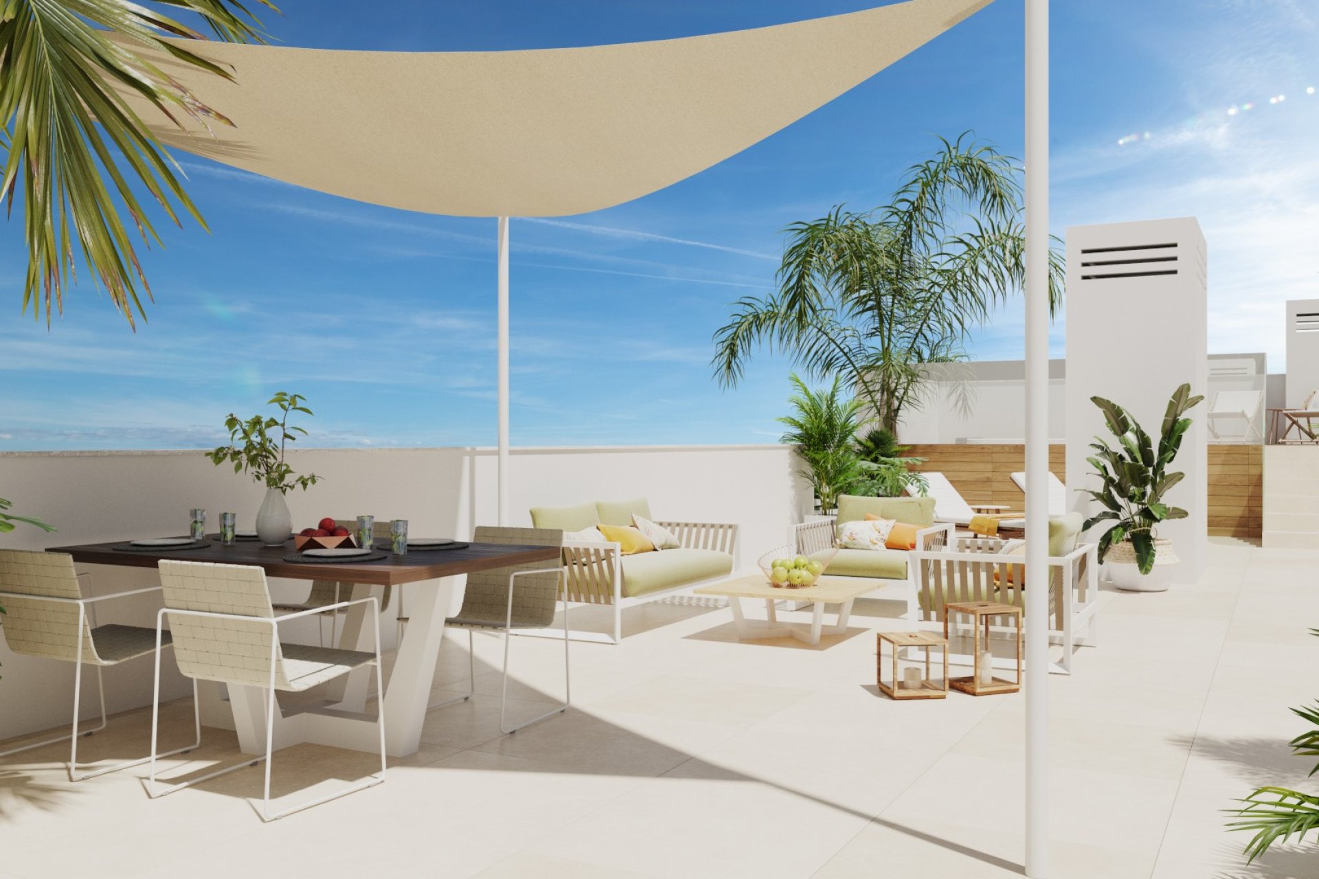 New Build - Upper-floor bungalow - San Juan de los Terreros - Coast of Almeria