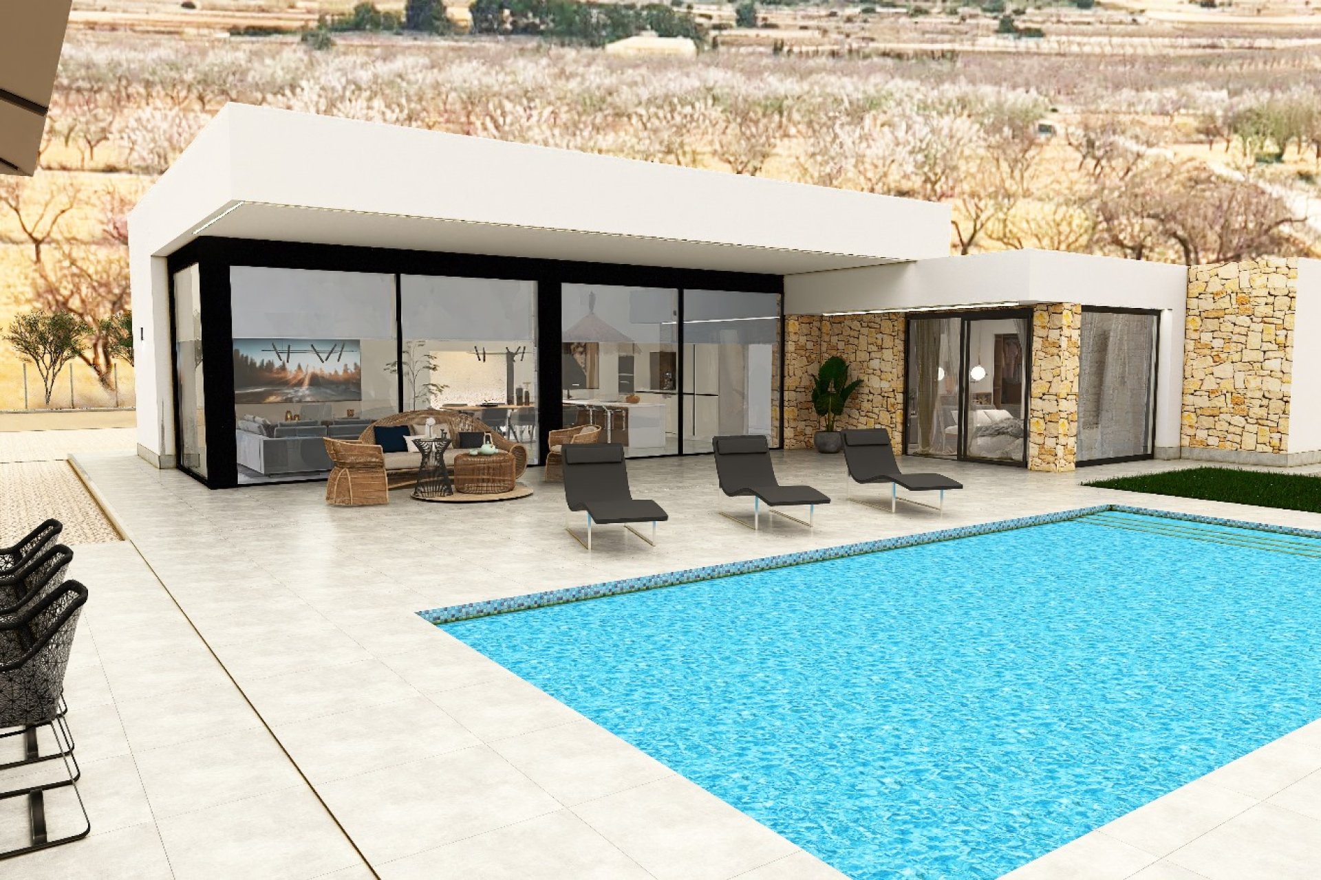 New Build - Detached villa - Pinoso - Costa Blanca South