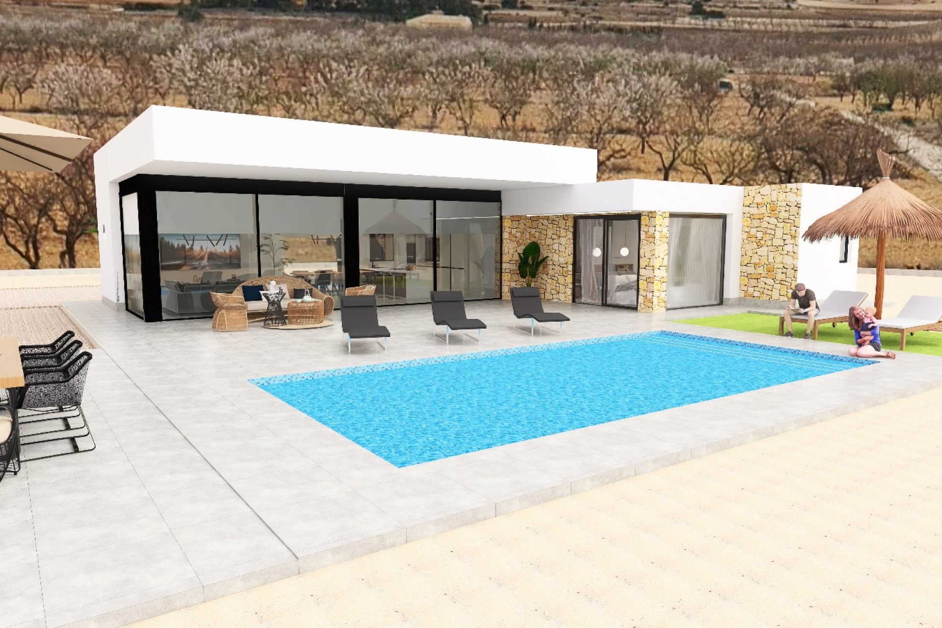 New Build - Detached villa - Pinoso - Costa Blanca South