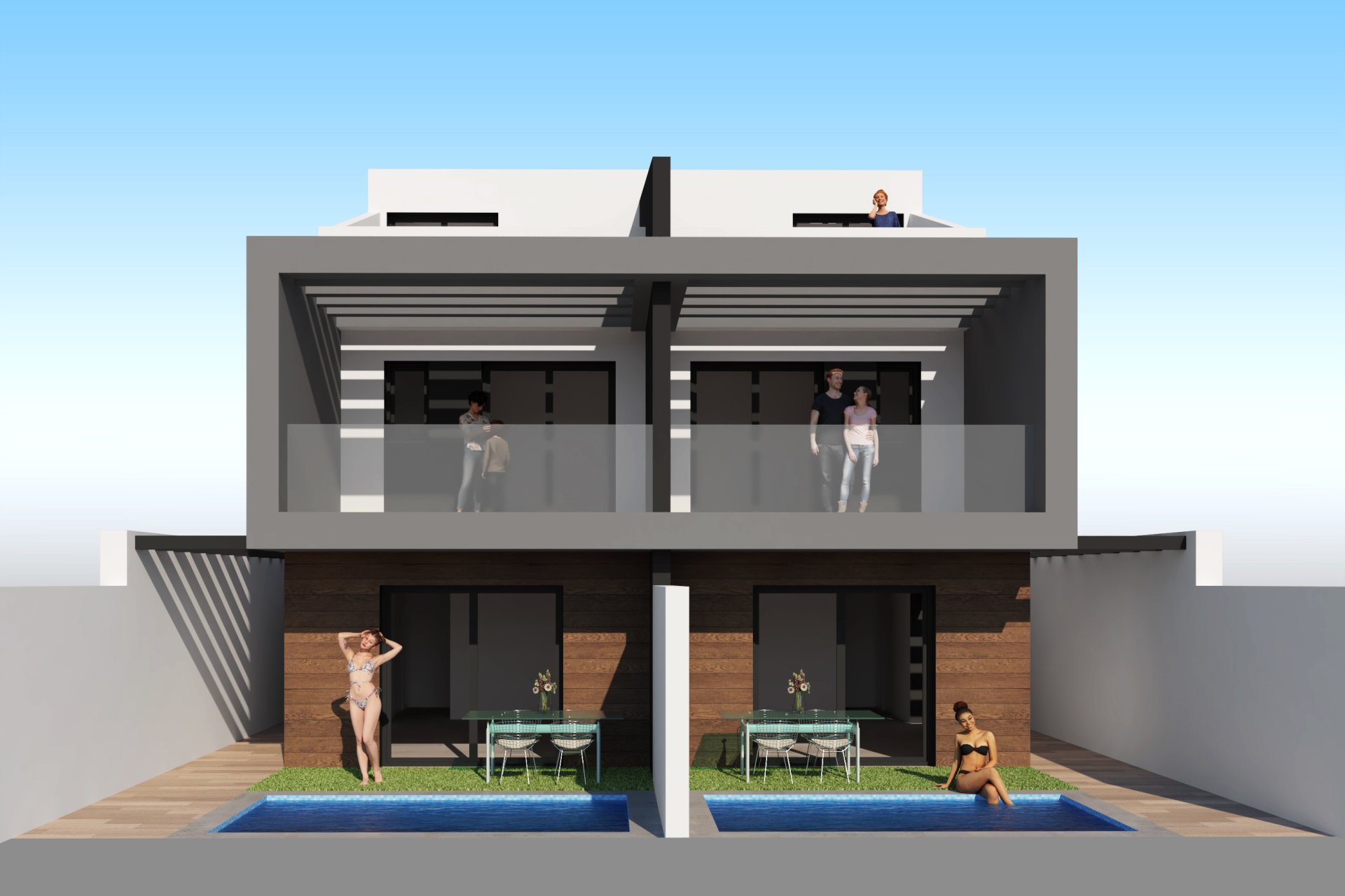 New Build - Semi-detached house - San Javier - Costa Calida