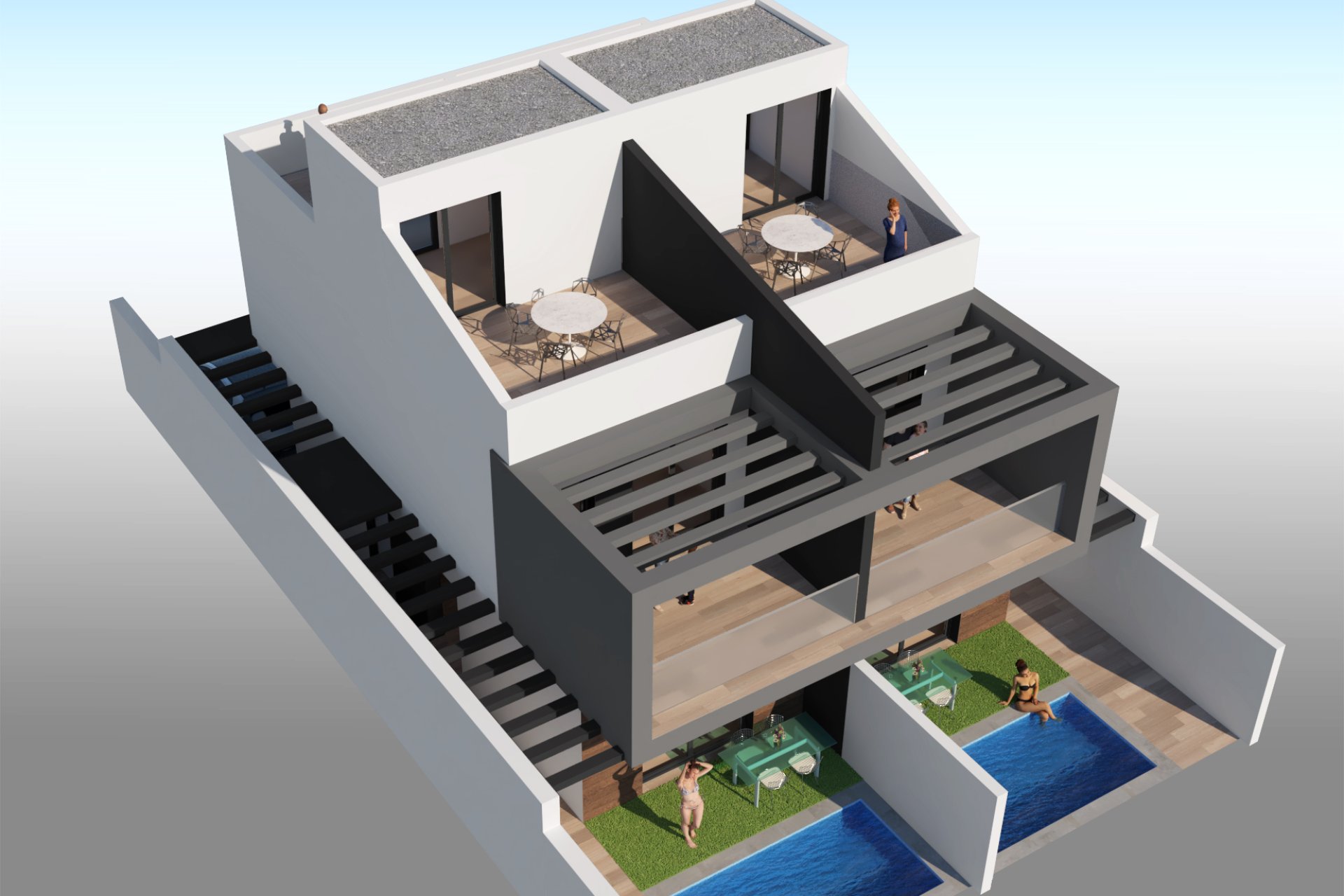 New Build - Semi-detached house - San Javier - Costa Calida