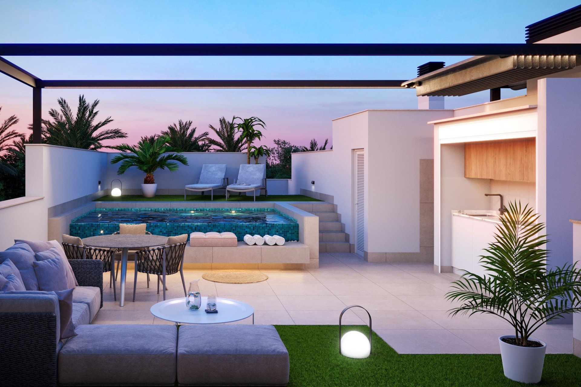 New Build - Ground-floor bungalow - Pilar de la Horadada - Costa Blanca South