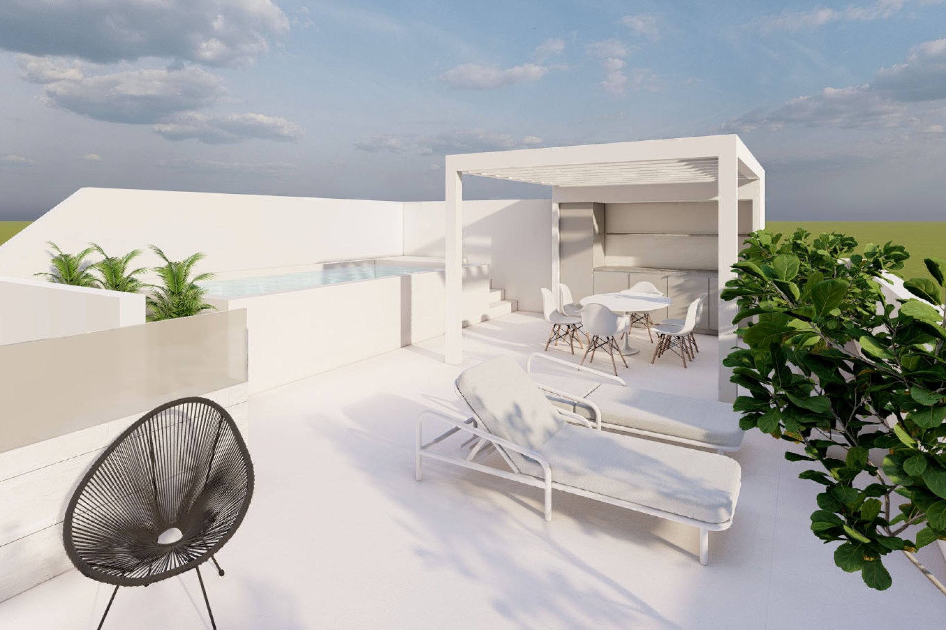 New Build - Upper-floor bungalow - Pilar de la Horadada - Costa Blanca South